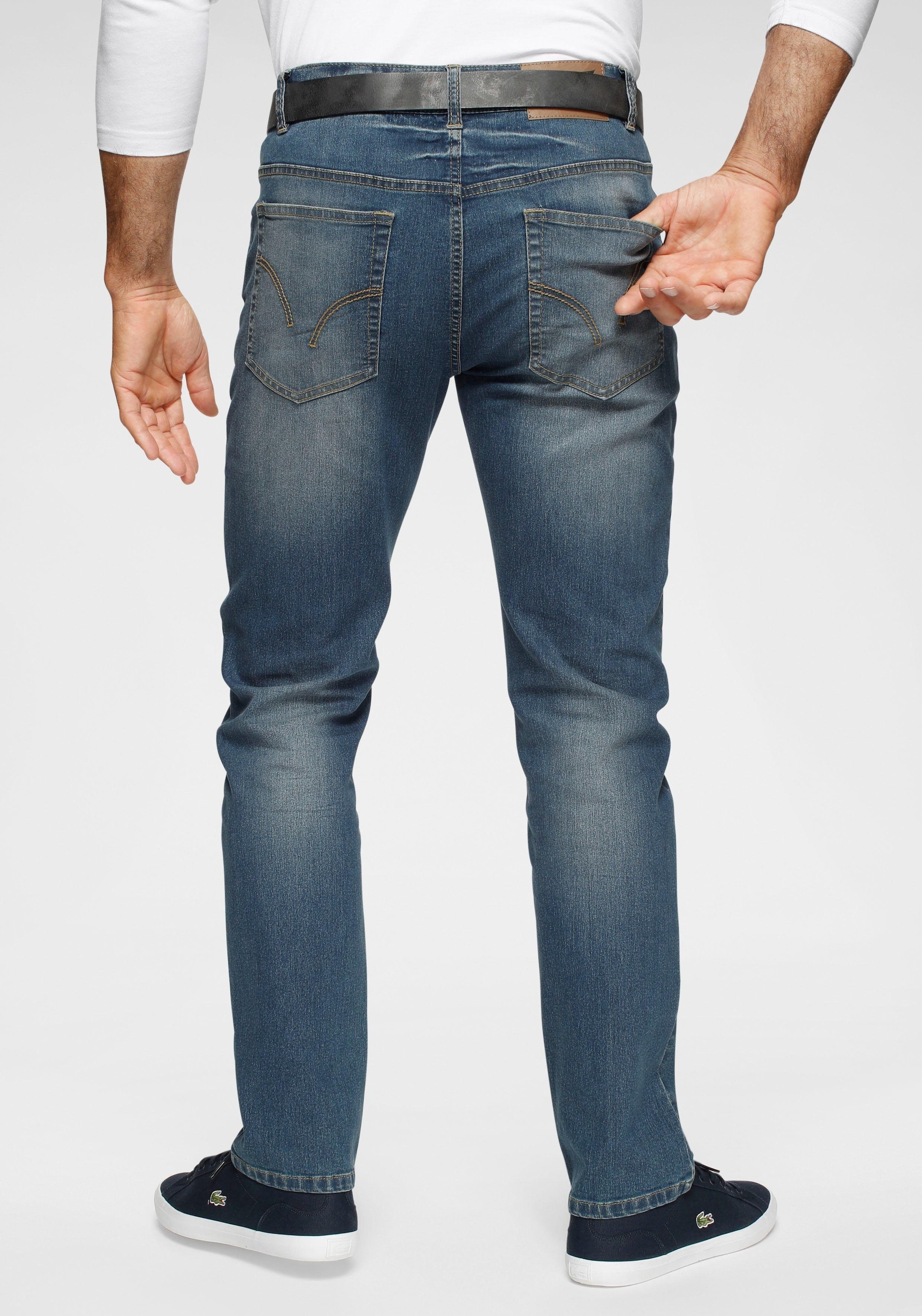 Arizona Dehnbund-Jeans »Paul«, elastischer Dehnbund, Comfort-Fit, gerader Beinschnitt