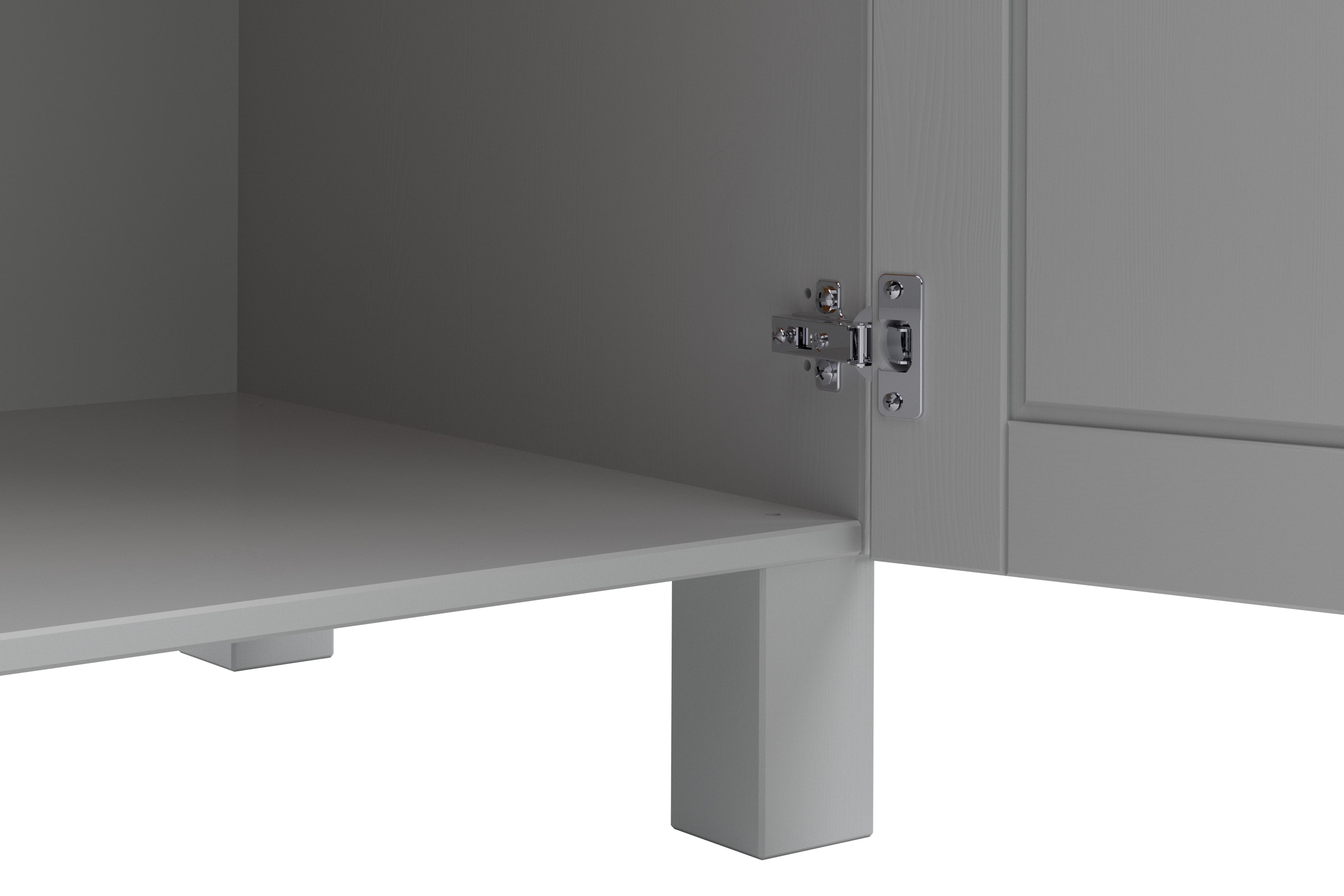 Home affaire Spülenschrank »Alby2« Mit Metallgriffen, Breite 100 cm