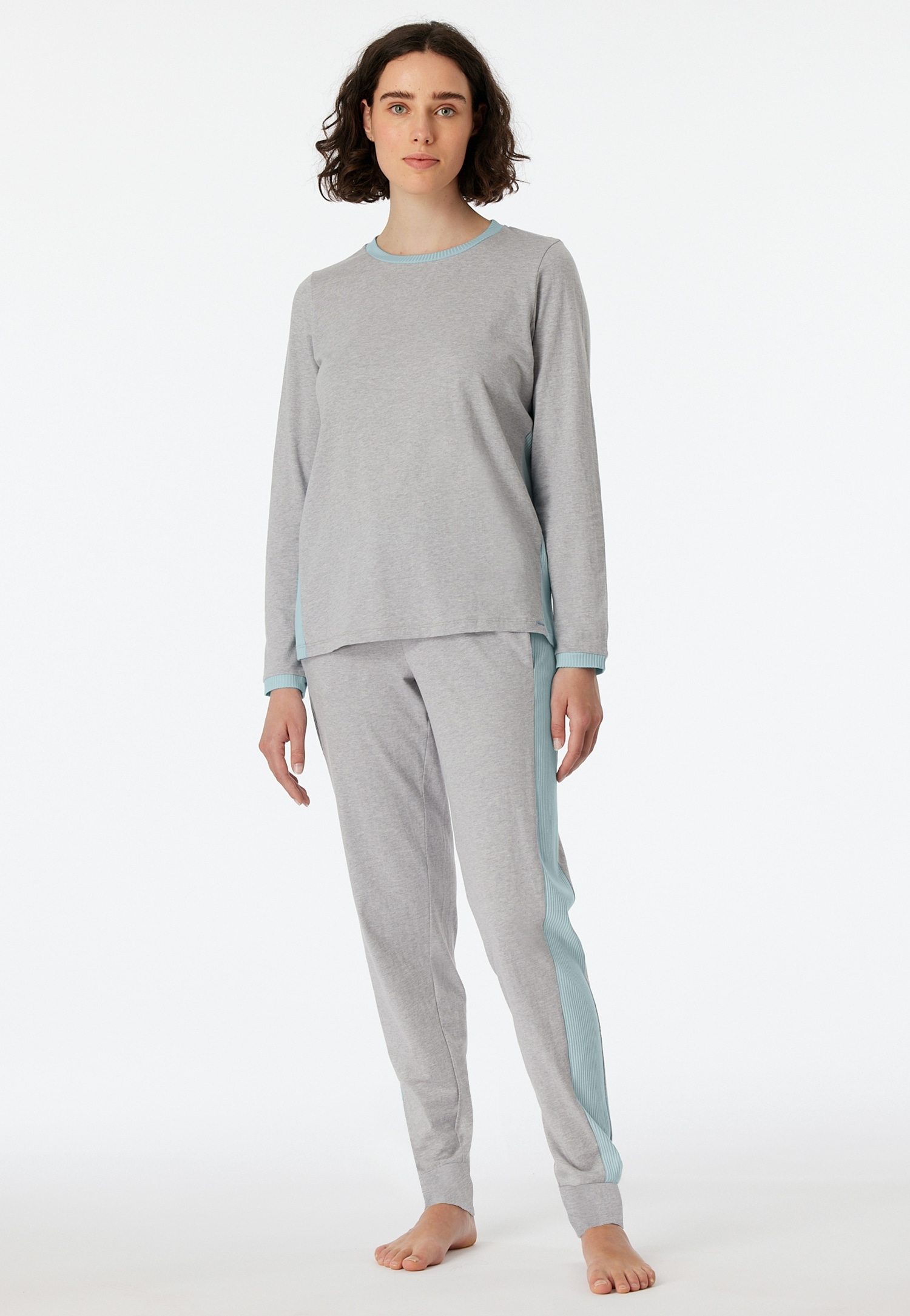 Pyjama »"Casual Nightwear"«, (2 tlg.), mit lässigem Loose-Fit-Schnitt