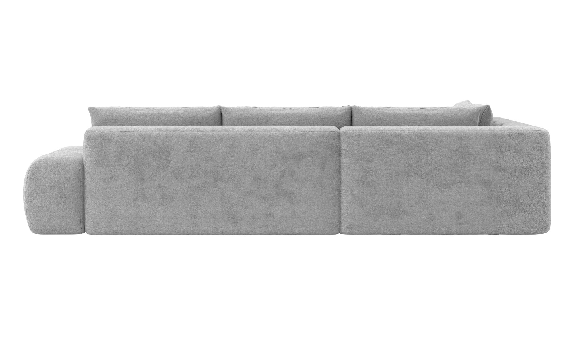 INOSIGN Ecksofa »AZITA klein, L-Form, elegant und bequem Designsofa«, lose Rückenkissen, traumhafte Steppung, Masse B/T/H: 296/176,5/89 cm