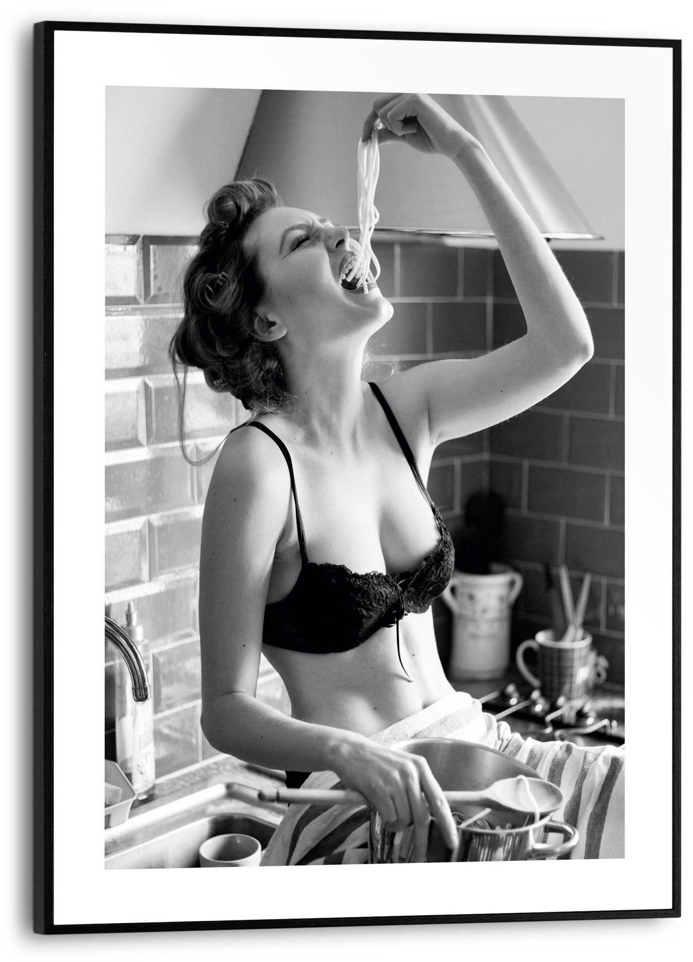 Image of Reinders Poster "Pasta Lady"