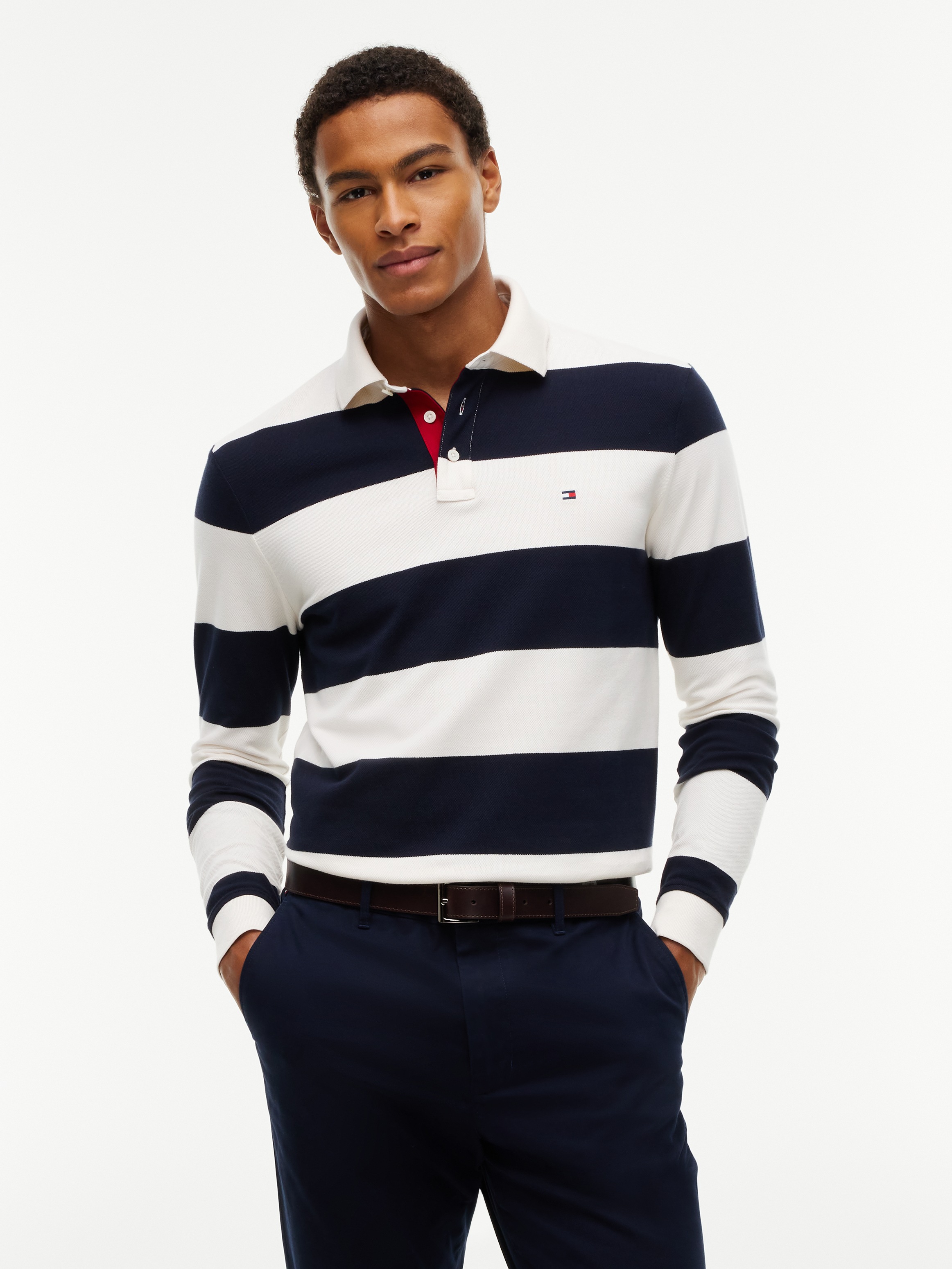 Image of Tommy Hilfiger Rugbyshirt "RUGBY STRIPE CLASSIC"