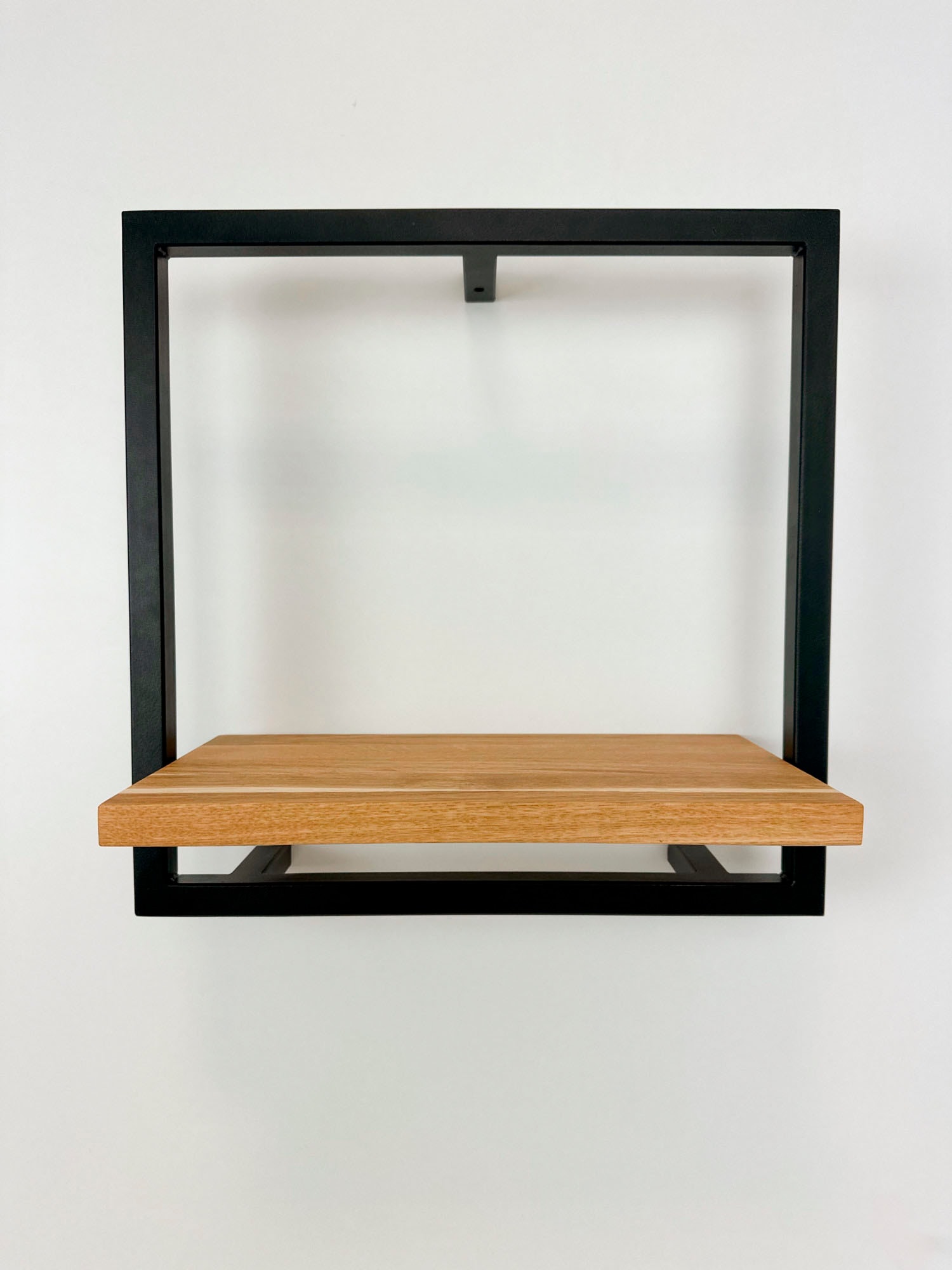 andas Elément de rangement »Londen« aus Metall, Ablageflčhen aus massiver Eiche