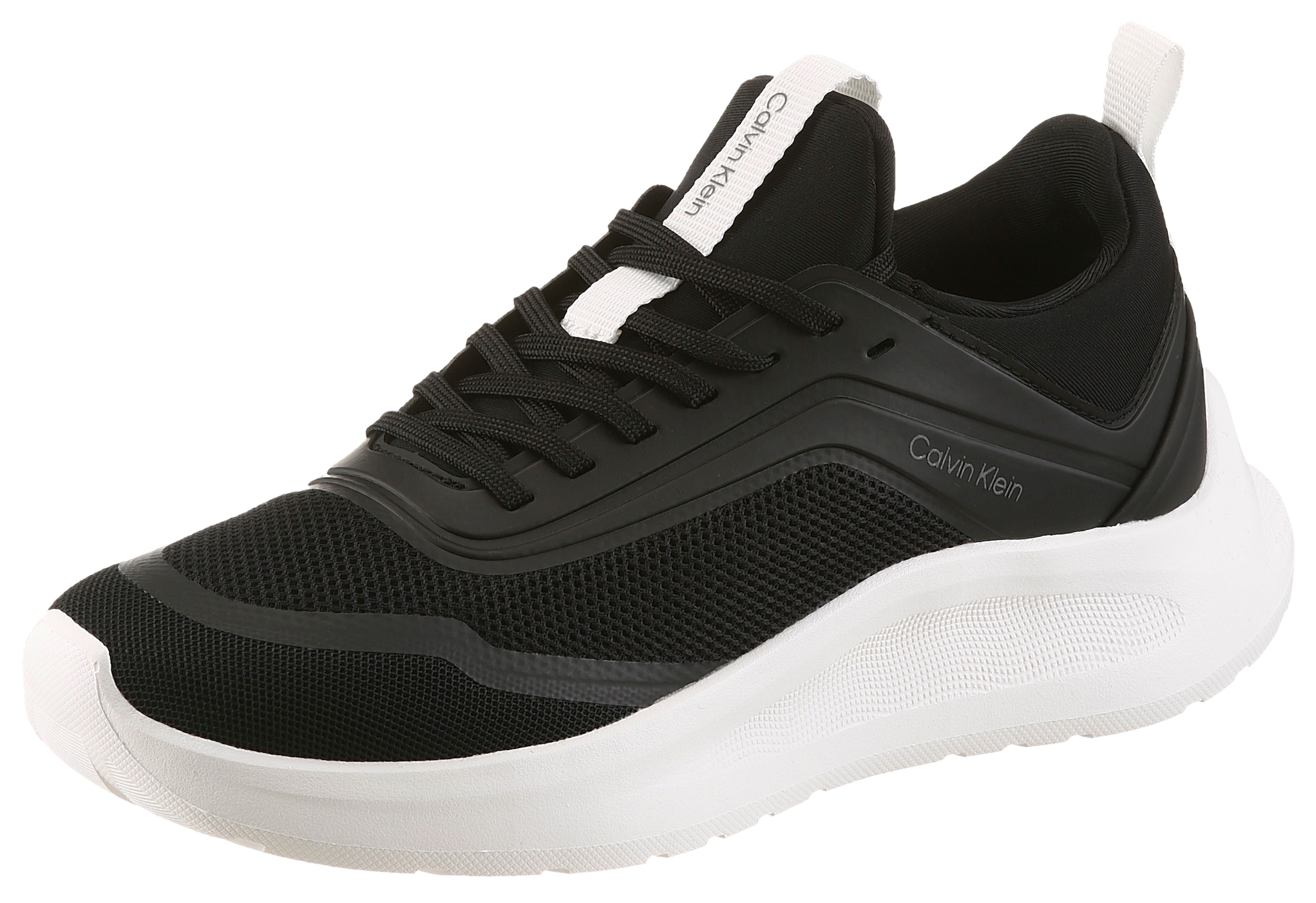 Image of Calvin Klein Slip-On Sneaker "LIGHT RUNNER SOCK MESH LYCRA" Slipper, Halbschuh, Freizeitsneaker mit Mesh-Einsatz