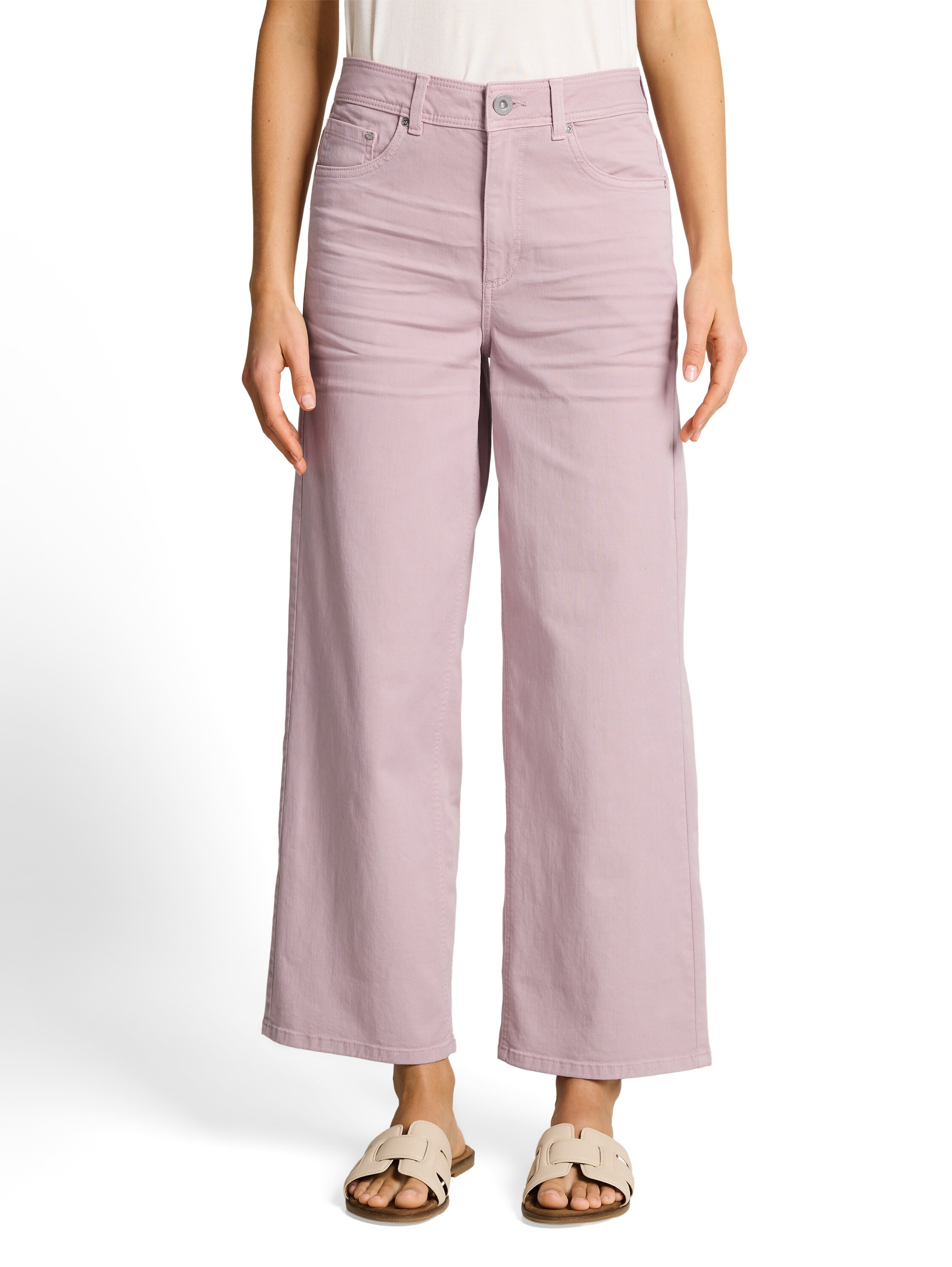 Image of TOM TAILOR 7/8-Jeans "TTNELMA Culotte" im Culotte-Stil und mit Stretch