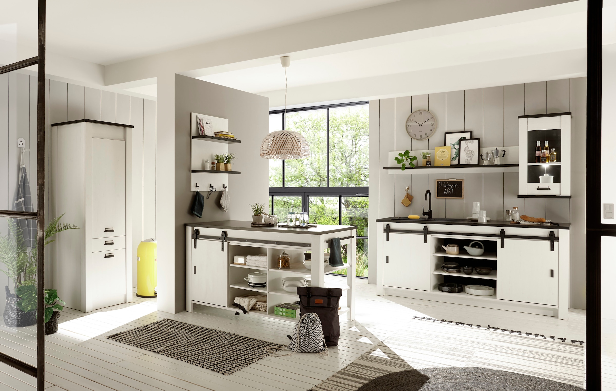 Home affaire Küche »Sherwood« Breite 280 cm, ohne E-Geräte