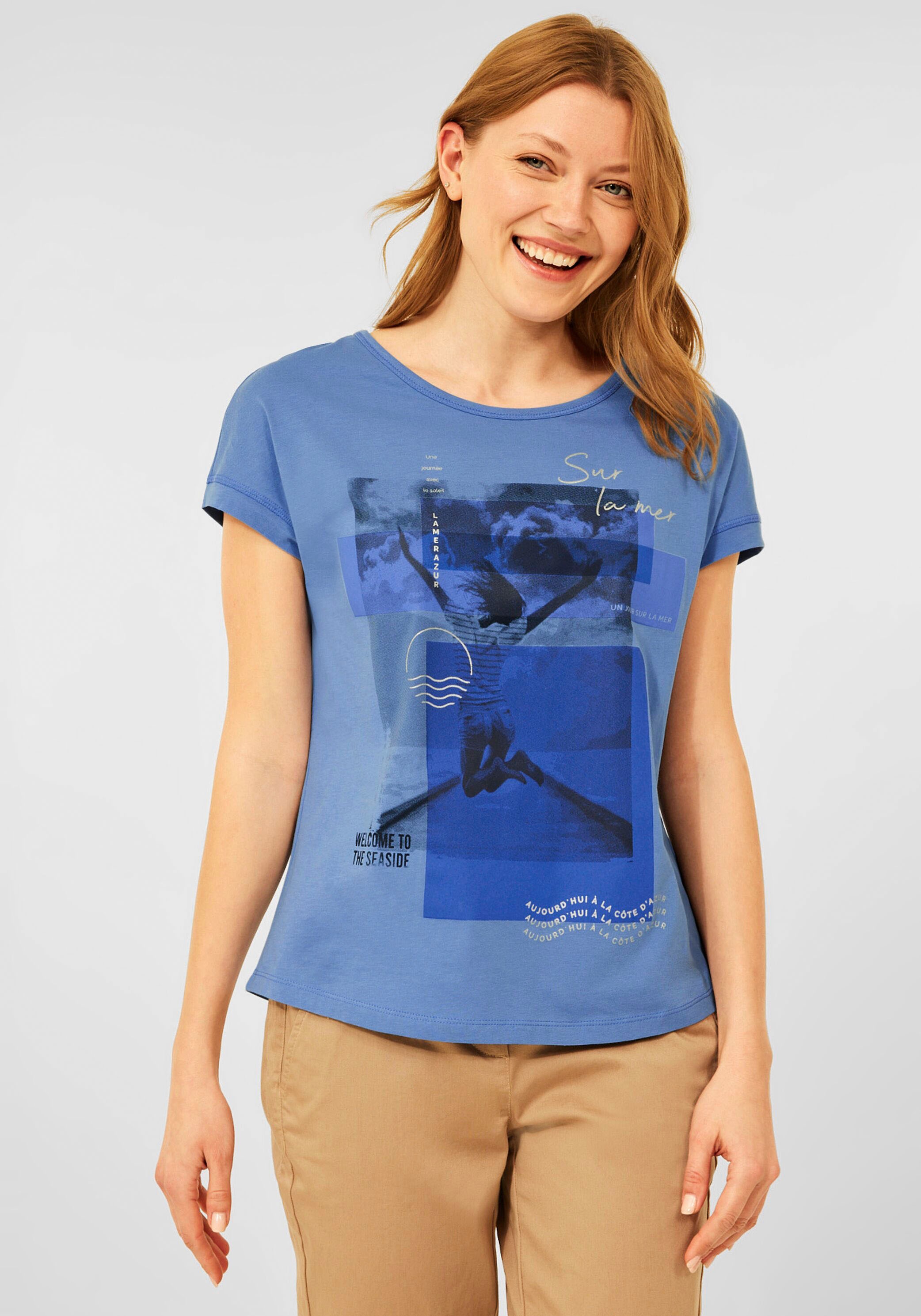 Image of Cecil T-Shirt, mit Sommer Print bei Ackermann Versand Schweiz