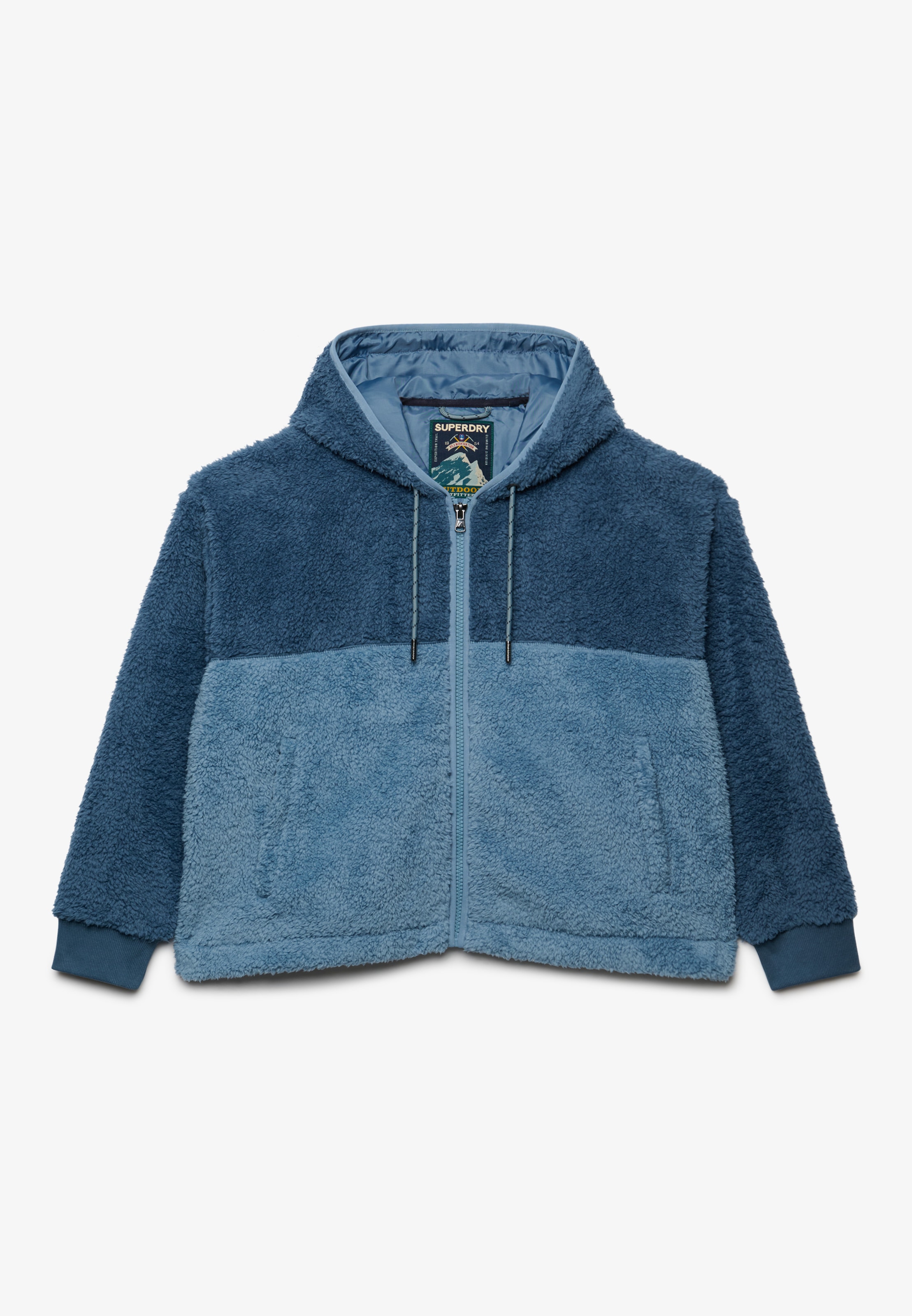 Superdry Sweat à capuche »SUPER SOFT ZIPHOOD« Kunstfaser, oversize