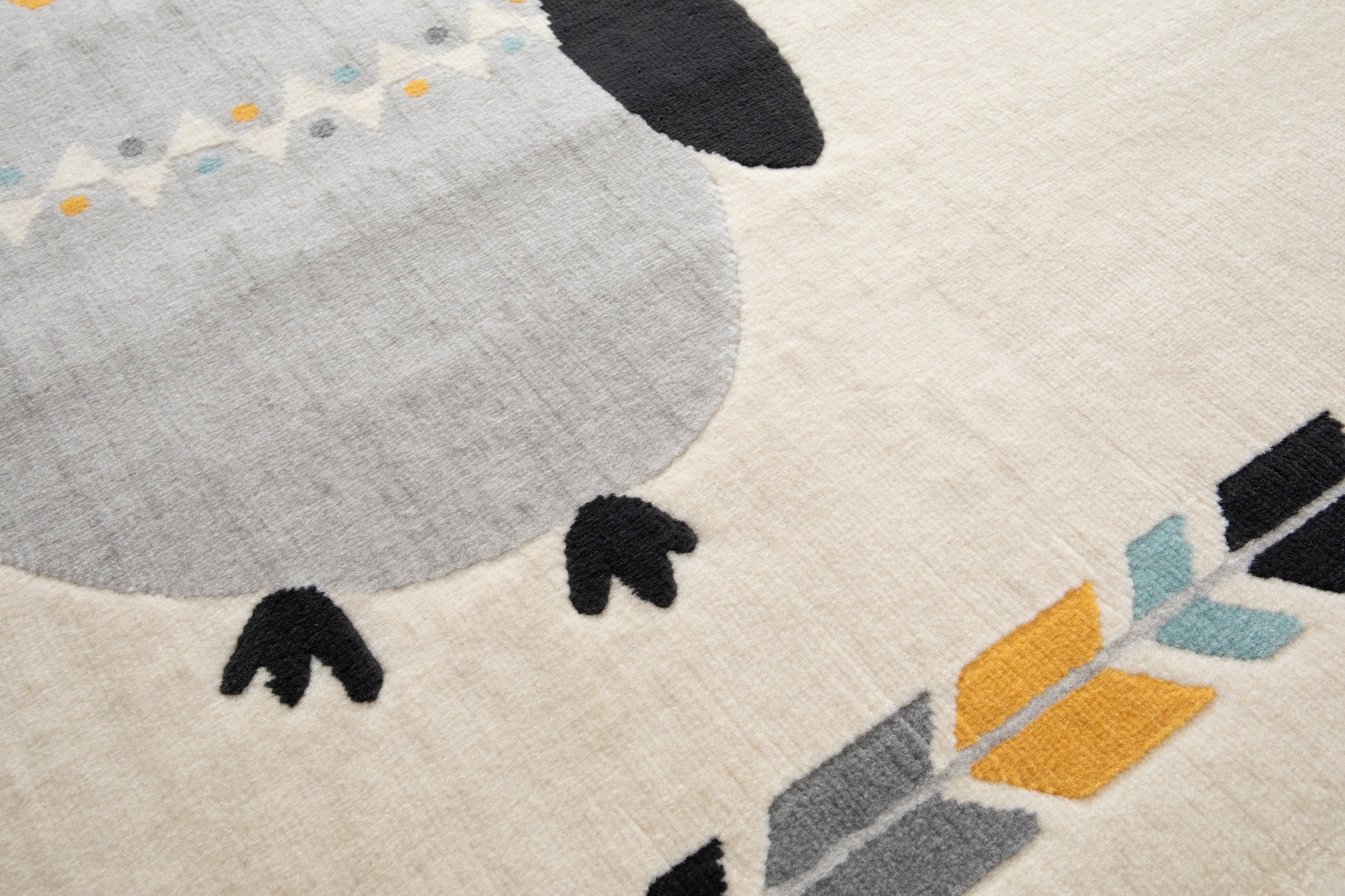 Primaflor-Ideen in Textil Kinderteppich »COCOON - Wunderwelt« rechteckig 6 mm Höhe Kurzflor, Motiv Pinguin