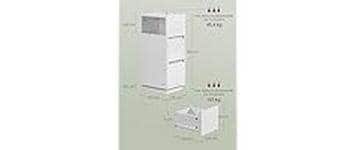 VASAGLE Nachttisch »2er Set 25 x 65 cm«