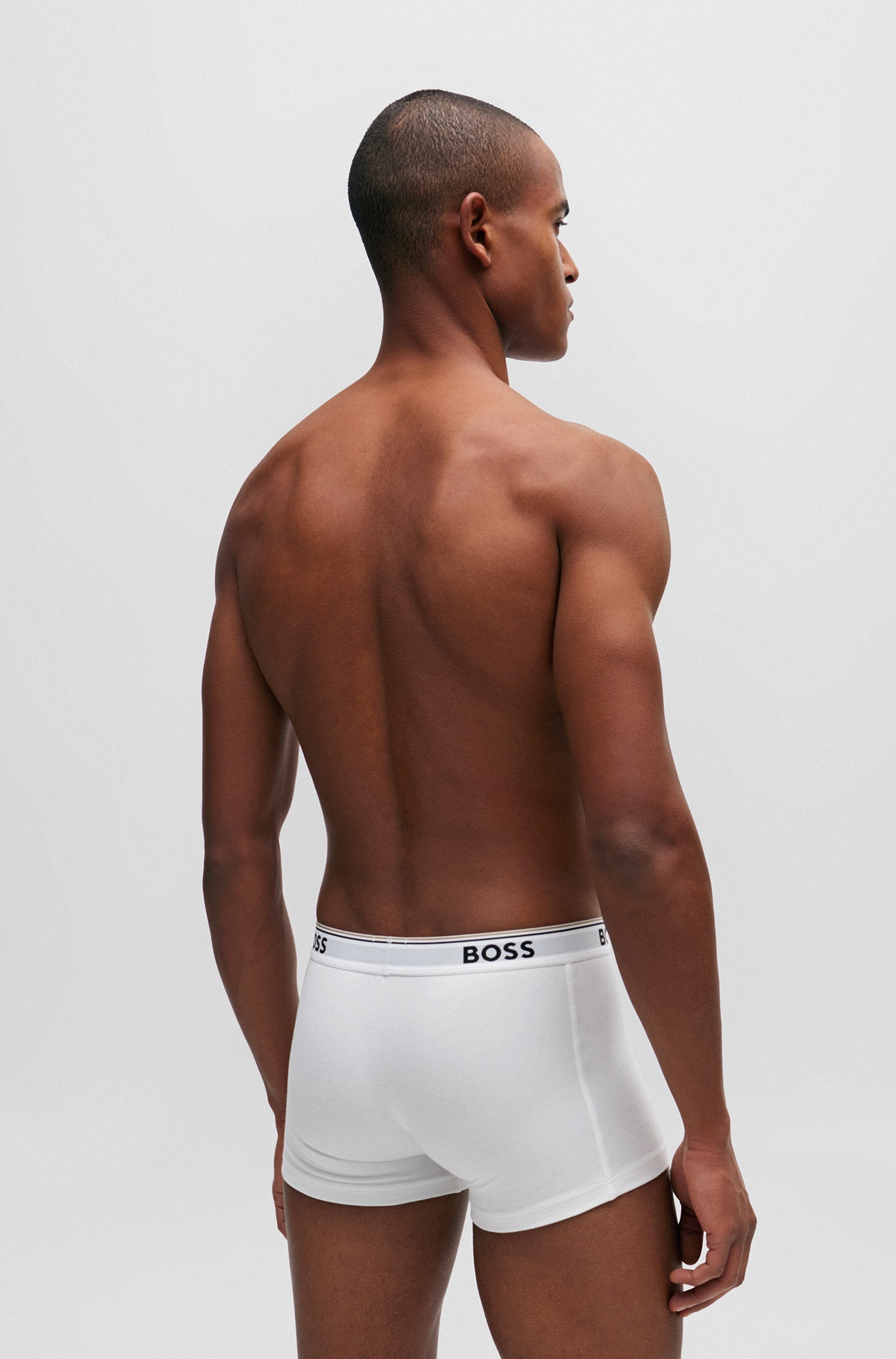 BOSS Tronc »TRUNK 3 PACK« 3 cuis BOSS Schriftzug auf dem Bund