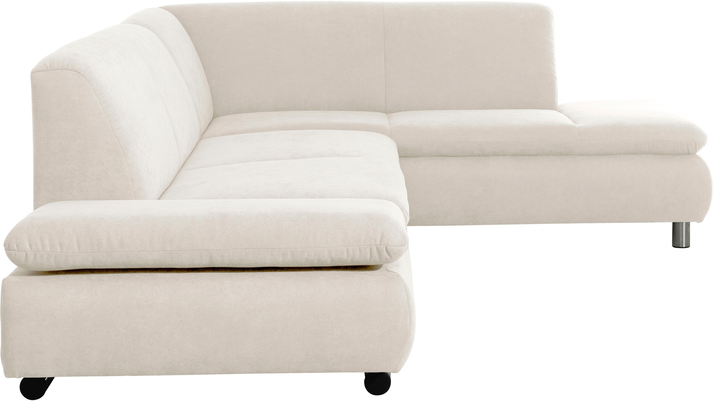 Max Winzer® Ecksofa »Toulouse modern und bequem, aktuelles Design, hoher Sitzkomfort«, mit klappbaren Armlehnen, Breite 271 cm