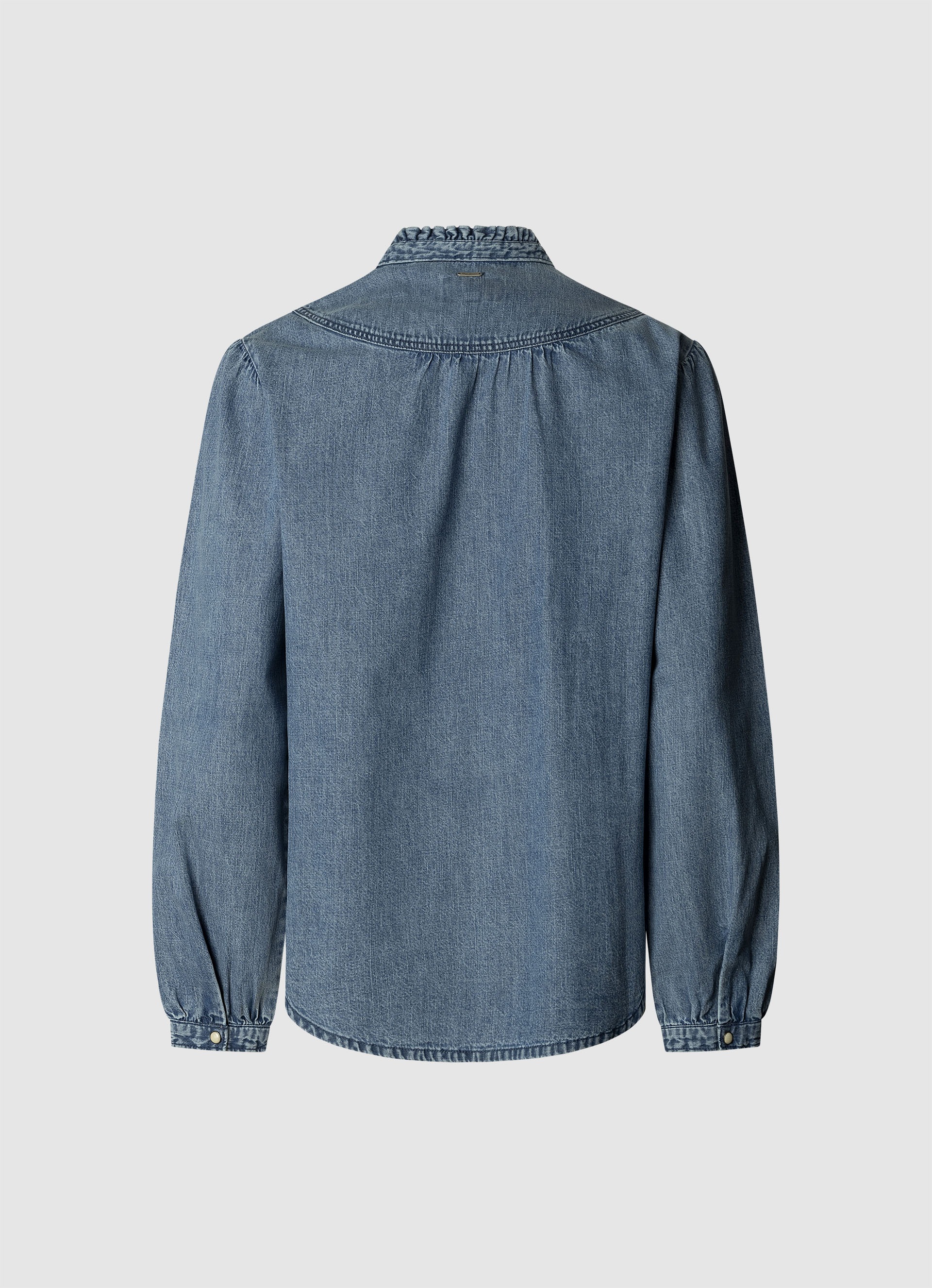 Pepe Jeans Jeansbluse »REGULAR DENIM BLOUSE«, mit Druckknöpfen