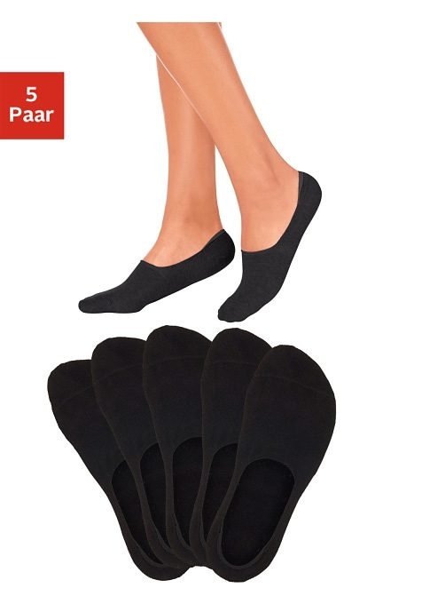 Image of Bench. Füsslinge Packung, 5 Stk. tlg. für weit ausgeschnittene Schuhe