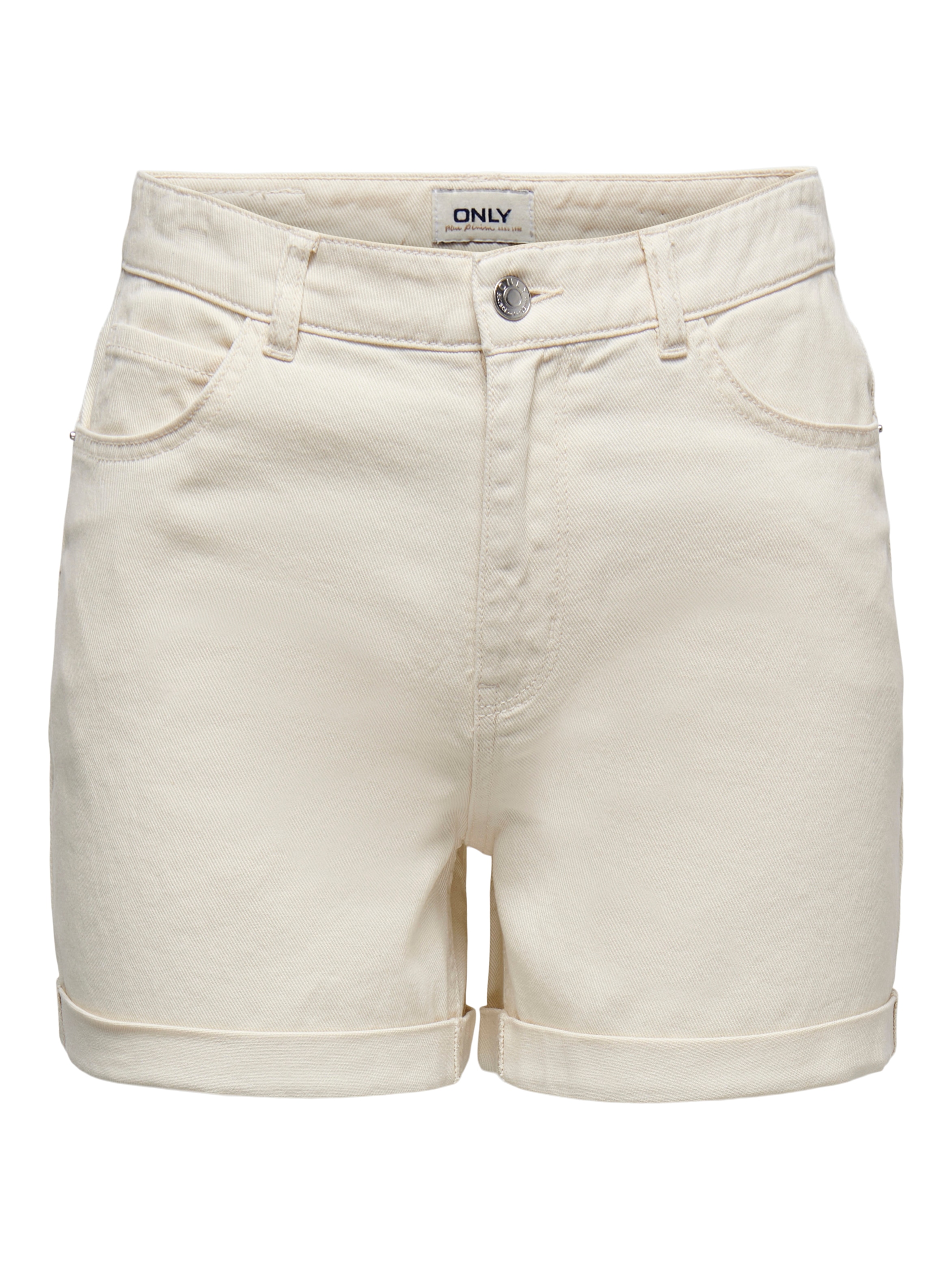 ONLY Shorts »ONLVEGA HW MOM DNM SHORTS NOOS«  Baumwolle, regular fit, High Waist