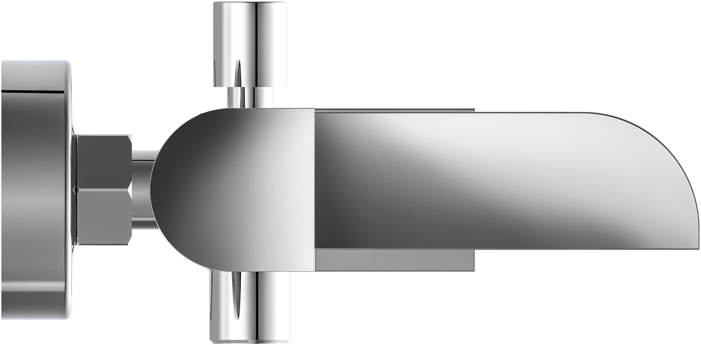 Schütte Wannenarmatur »Idrovia« Badewannenarmatur Wasserfall, Mischbatterie, Wasserhahn Bad in Chrom
