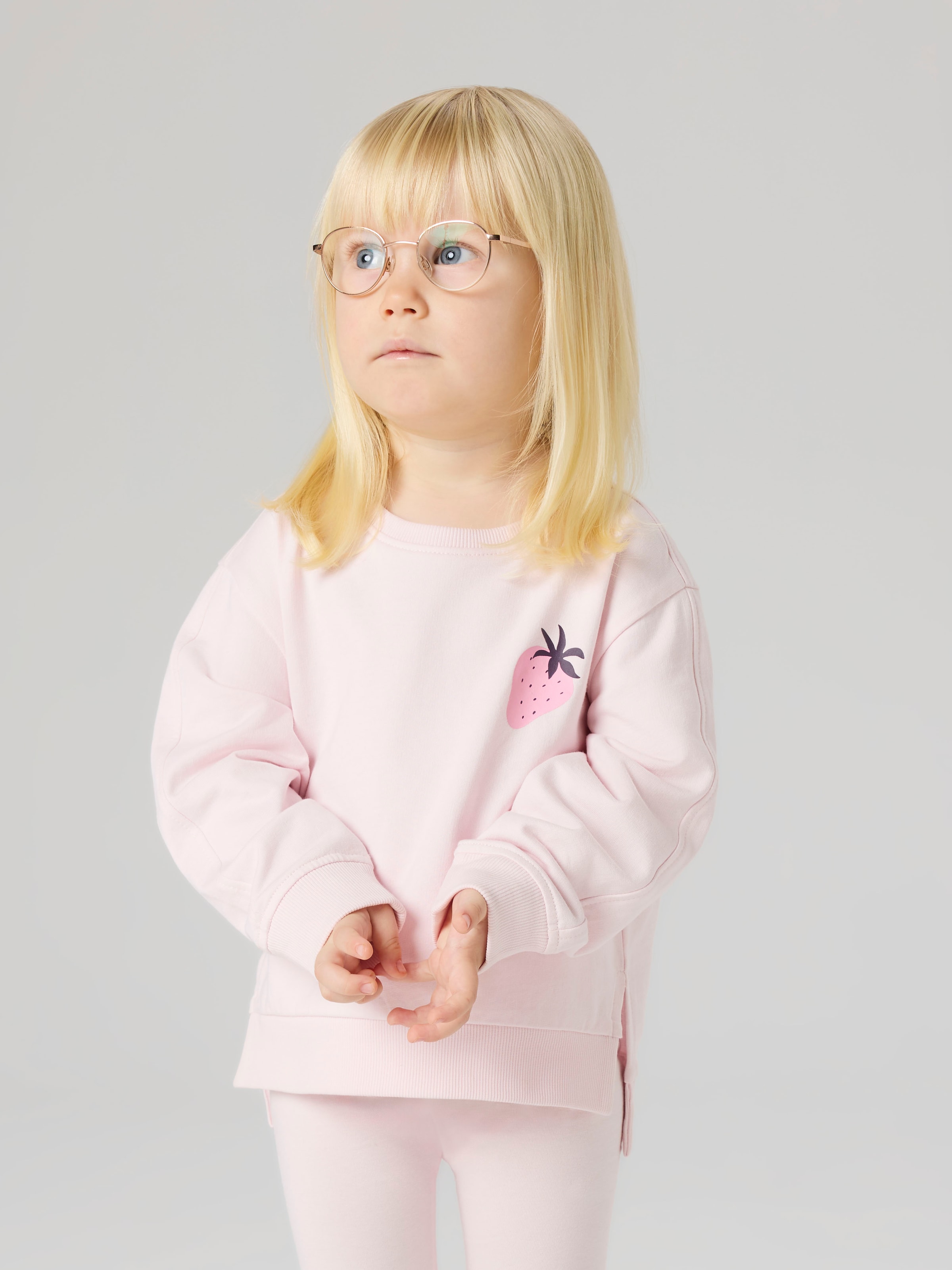 Image of Name It Sweatshirt "NMFBISSINE LS NREG SWE UNB BOX PB", Baumwolle, Normal geschnitten
