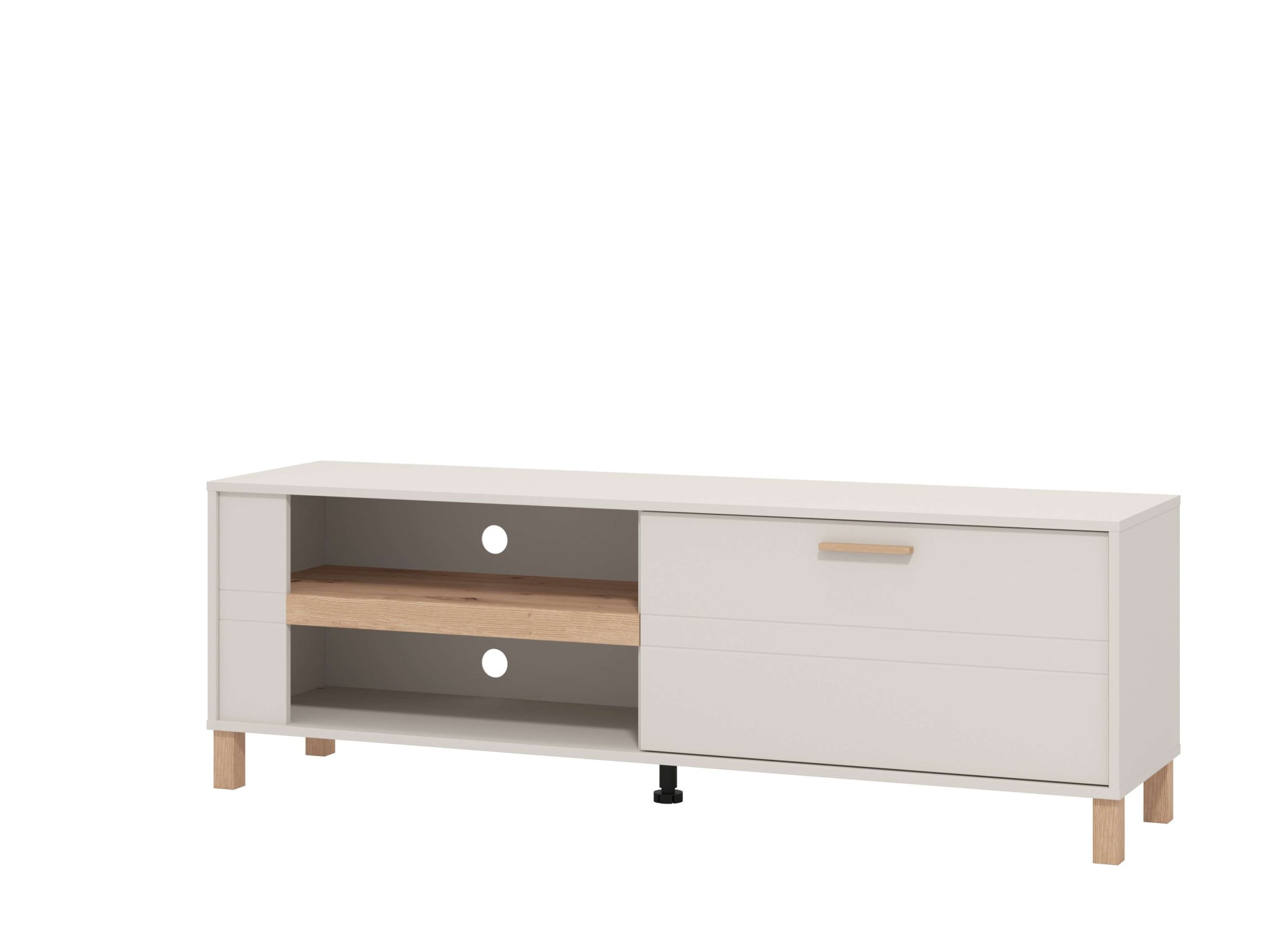 Home affaire Tableau TV »Sheffield TV-Bank, TV-Schrank, TV-Lowboard, TV-Möbel, Breite 157 cm« Klapptür, 2D-beschichtetes MDF-Profil, Heissprägedetails