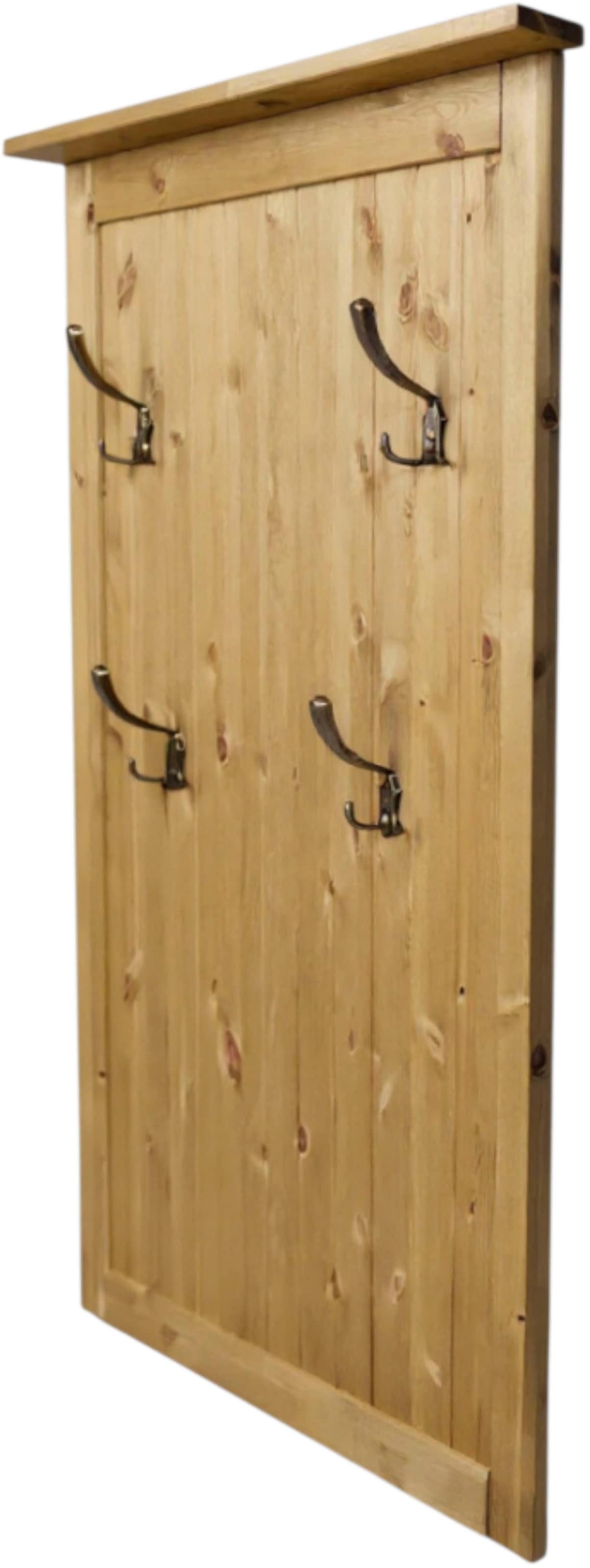 GOODproduct Garderobenpaneel »Juventus« 1 Stk. tlg. aus massiver Kiefer, 4 Doppelhaken