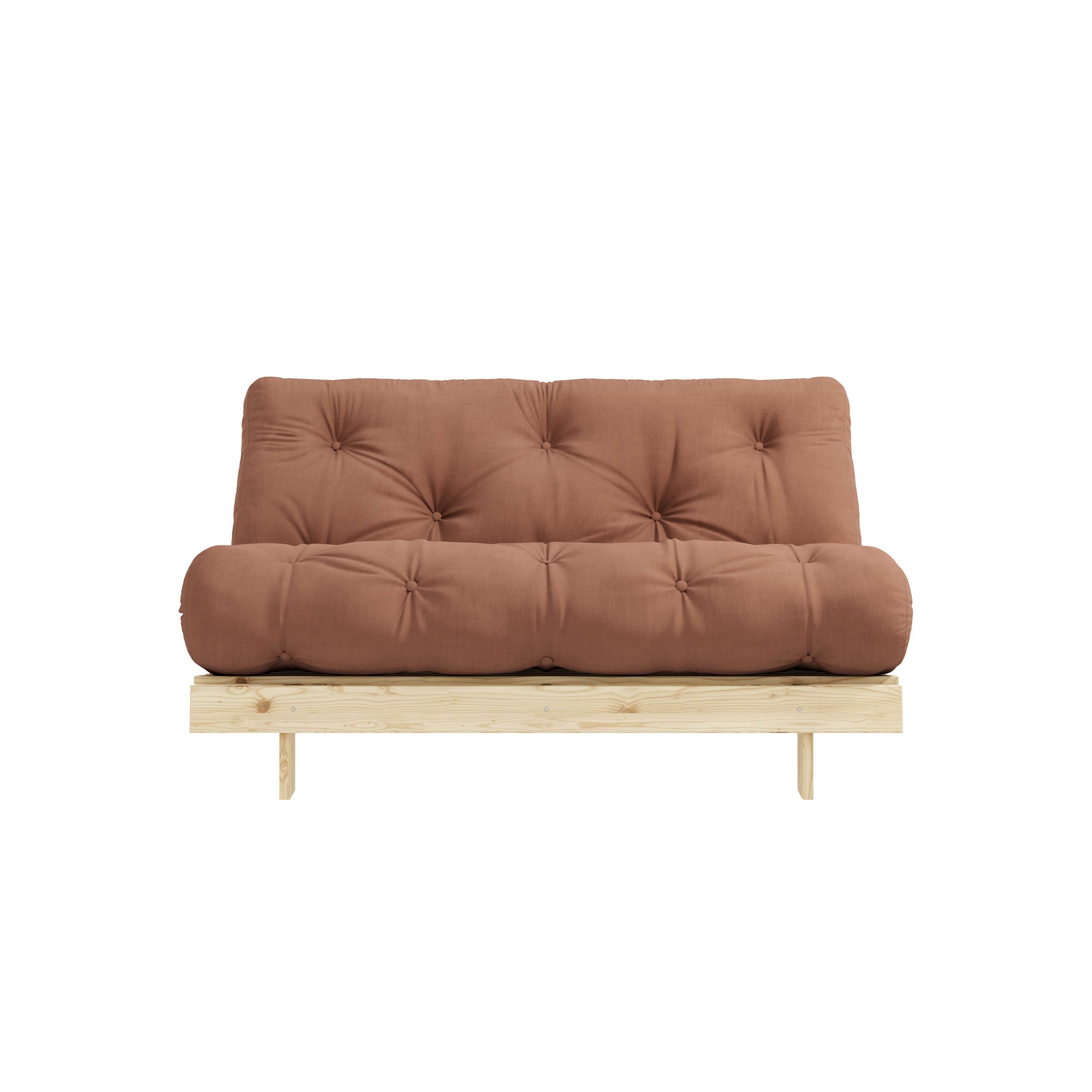 Karup Design Daybett "Roots Sofa Bed, Schlafsofa, Bettfunktion, FSC-Massivholz" Inkl. Futonmatratze, Made in Europe, langlebig, B: 140 oder 160 cm