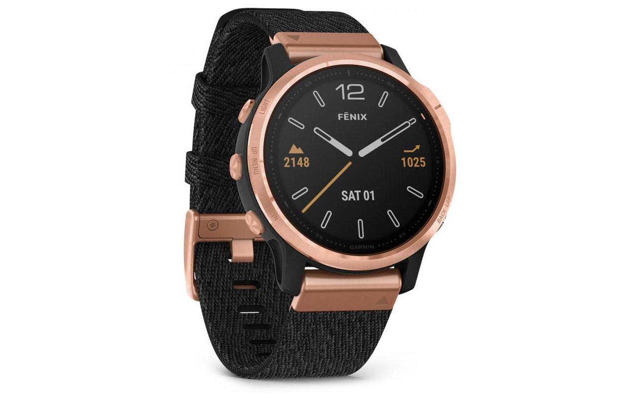 Garmin Smartwatch »Fenix 6S Sapphire Schwarz/Bronzefarben«