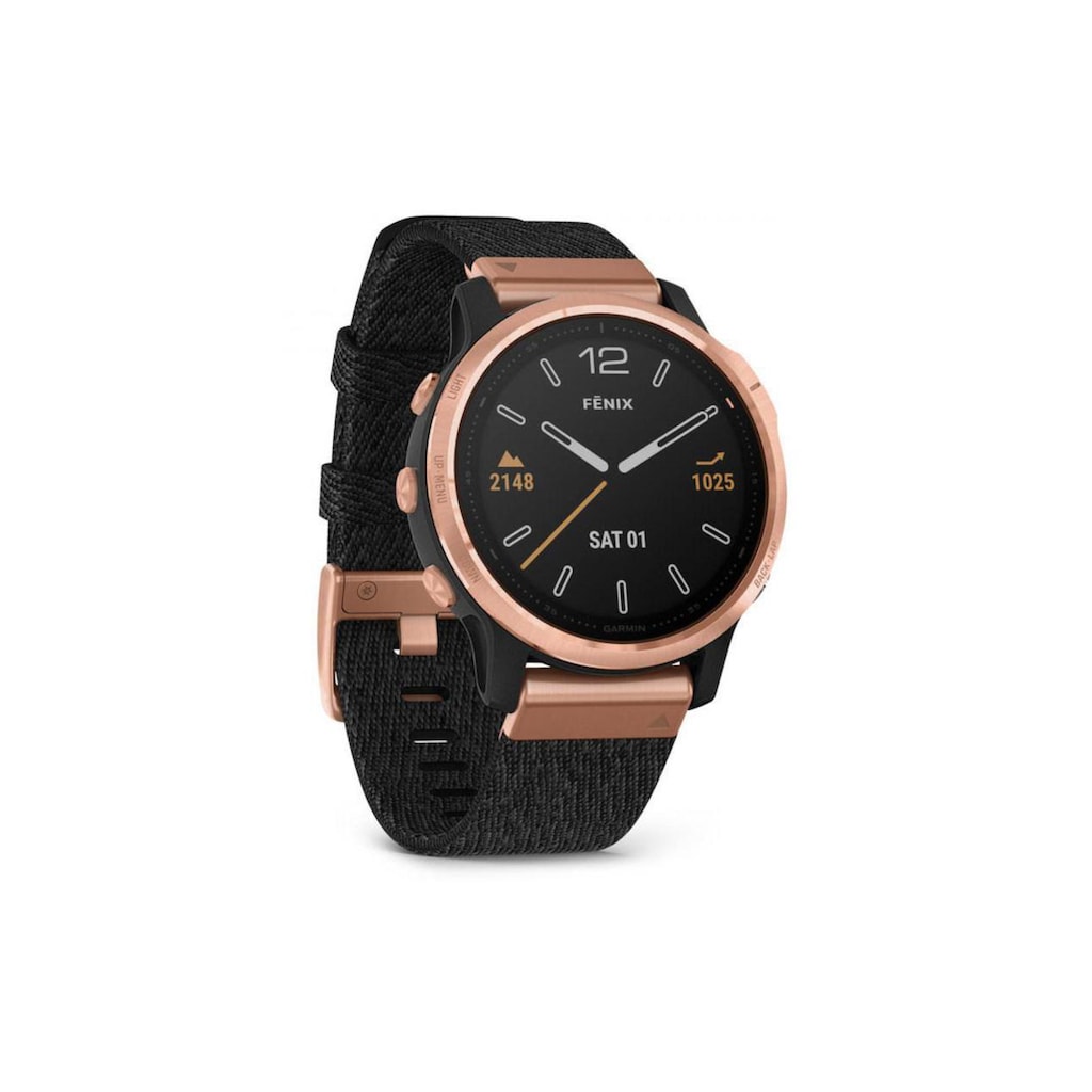 Garmin Smartwatch »Fenix 6S Sapphire Schwarz/Bronzefarben«