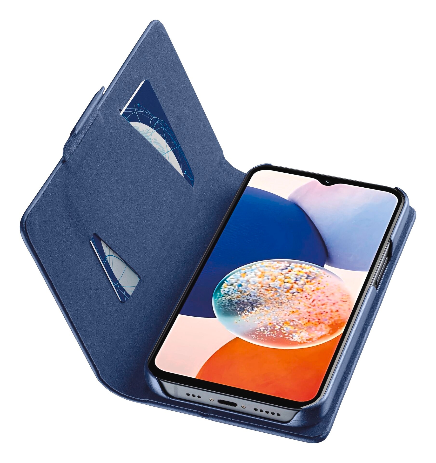 Cellularline Flip Case »Book Case für Samsung Galaxy A15 5G« Bookcover, Schutzhülle, Smartphonehülle, stossfest