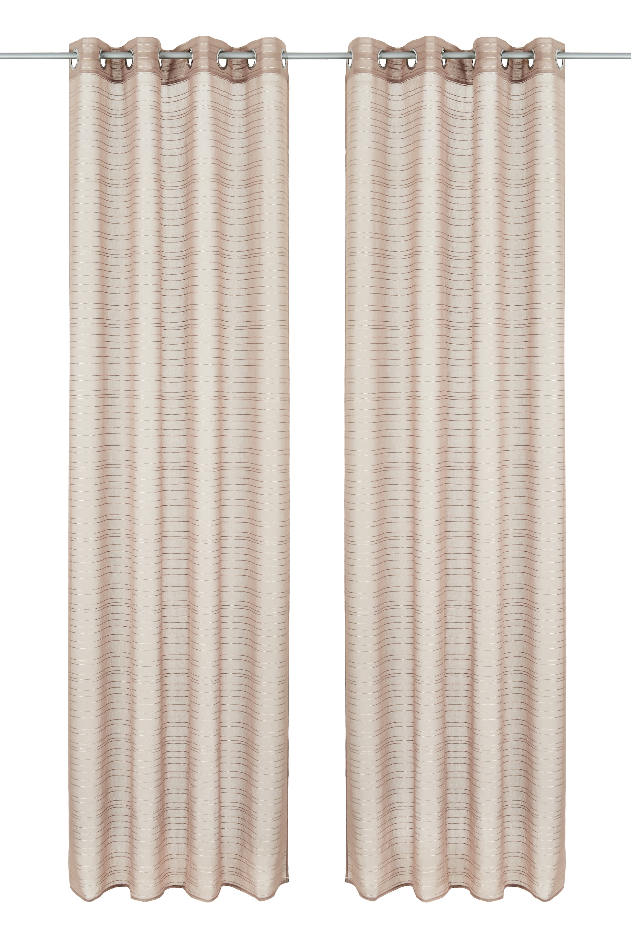 Bruno Banani Rideau »Linus« Oeillets 1 cuis tlg. 1 Schal, eingewebte Querstreifen