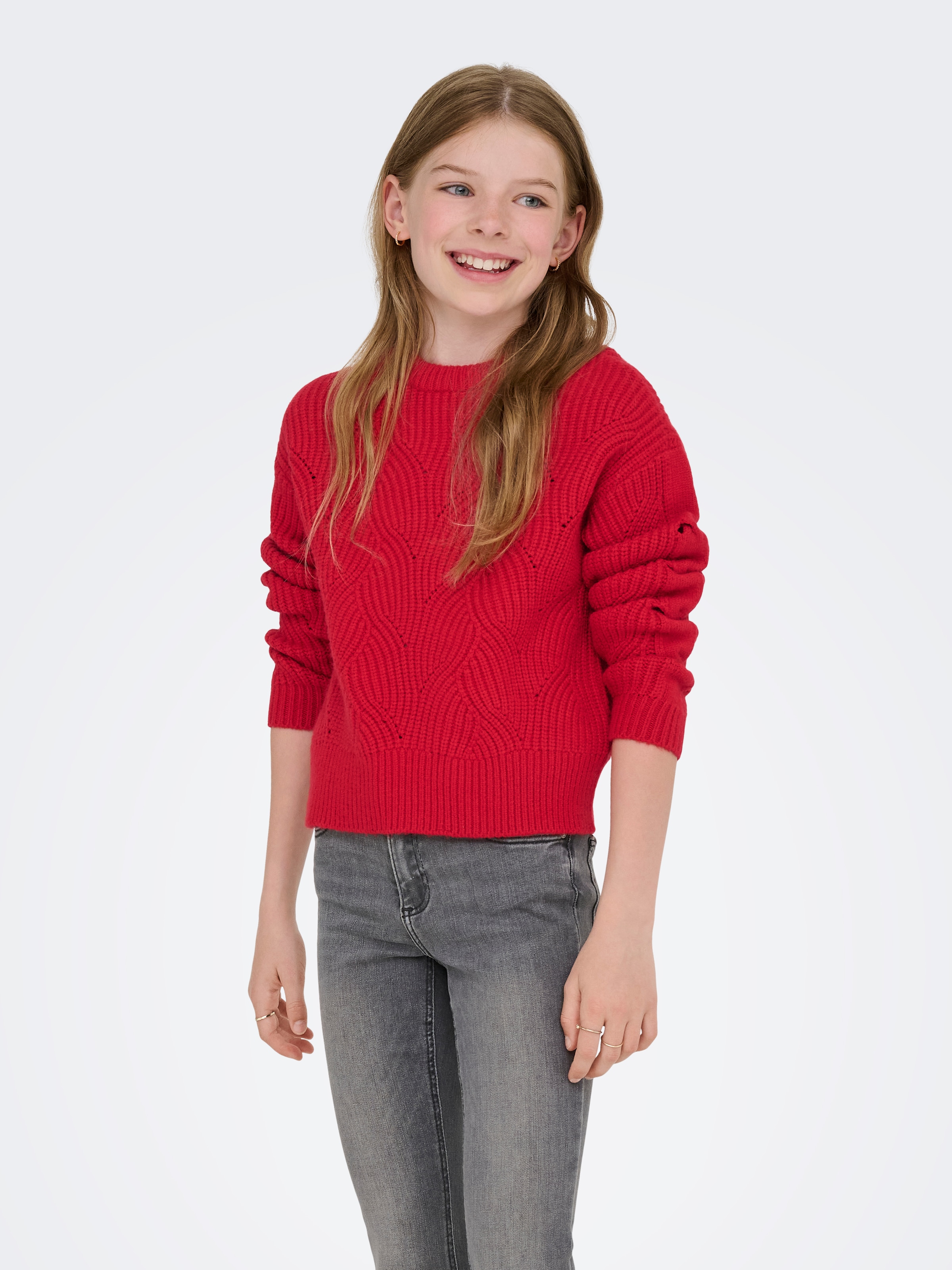 Image of KIDS ONLY Strickpullover "KOGKATIA LS STRUCTURE O-NECK CP KNT"