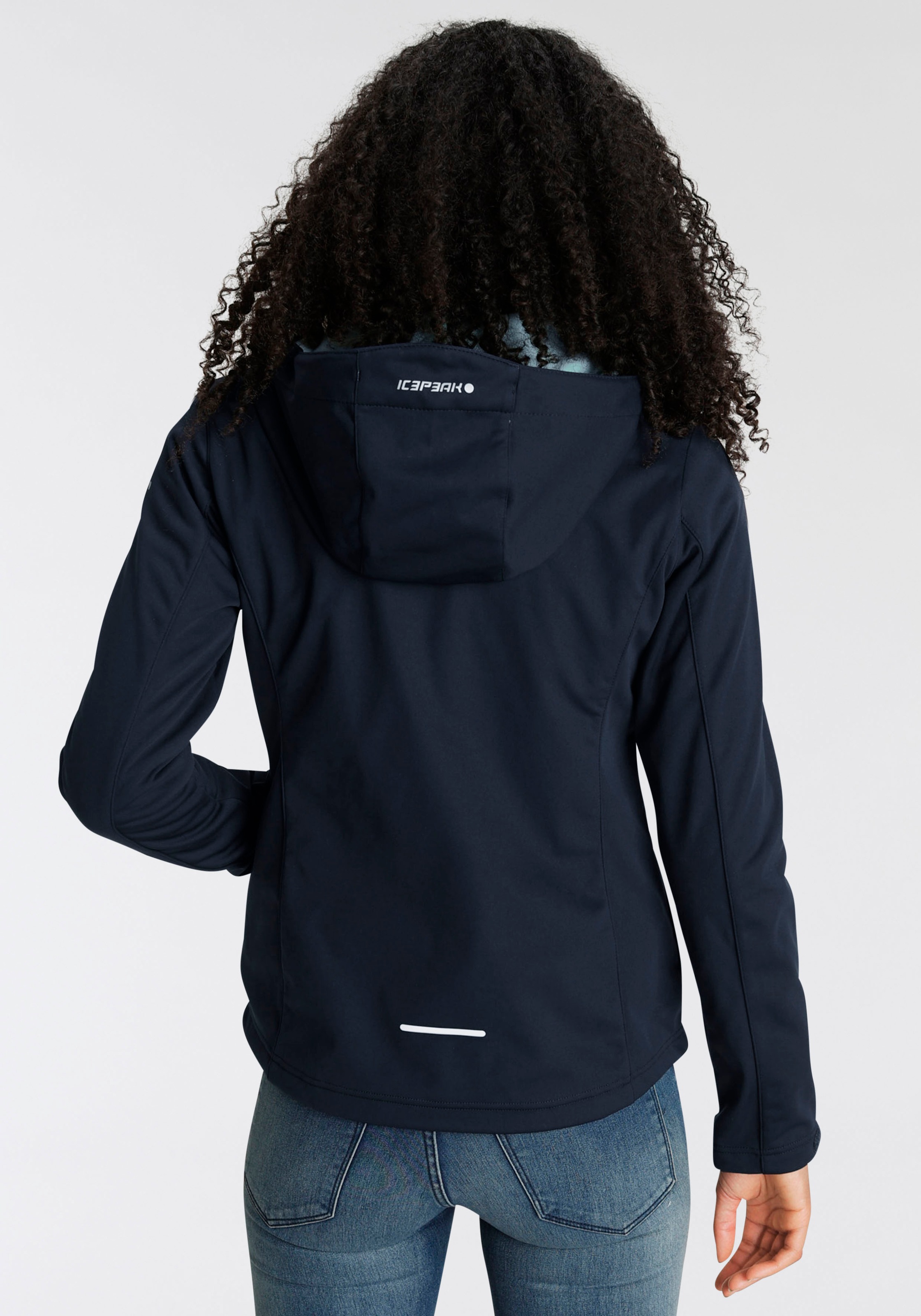 Icepeak Softshelljacke »D SOFTSHELLJACKE BOISE«, (1 St.), mit Kapuze, Wasserdicht & Winddicht