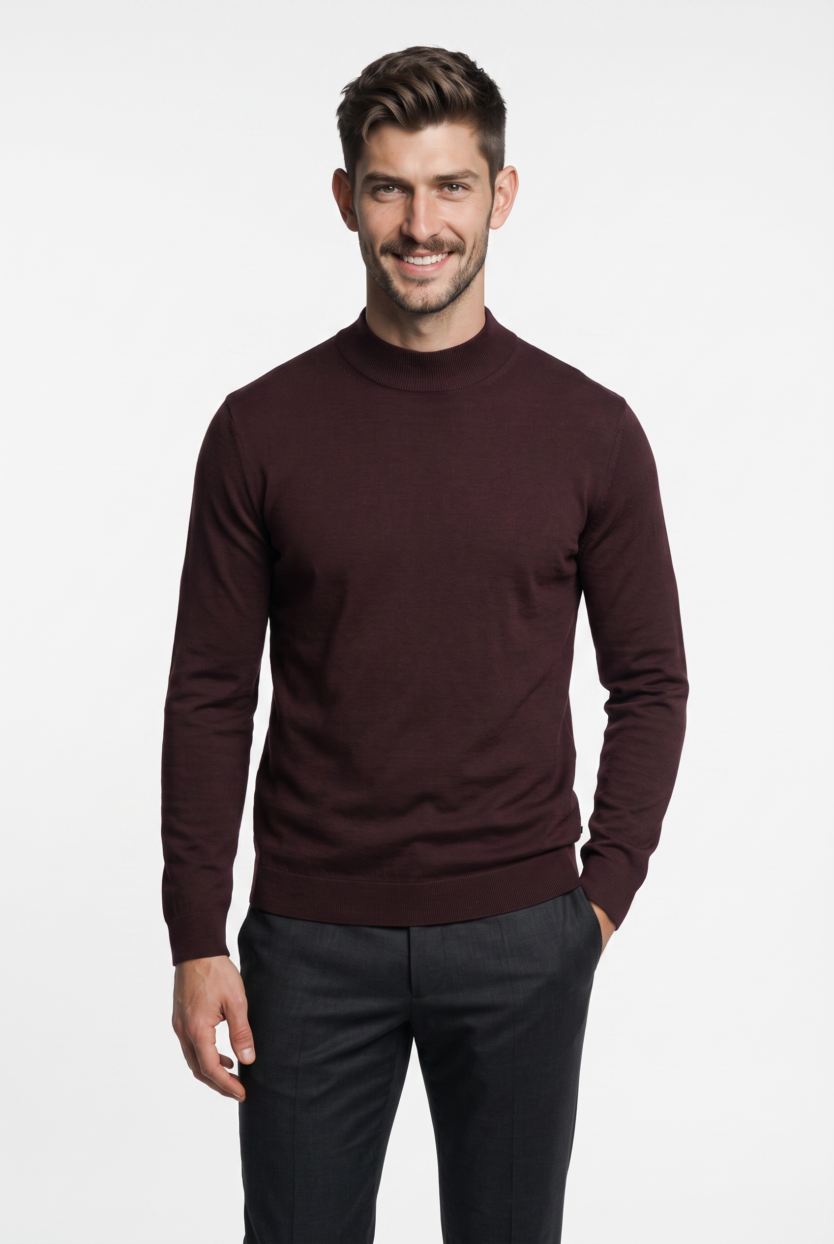 OLYMP mélange coton-lyocell, coupe régulière