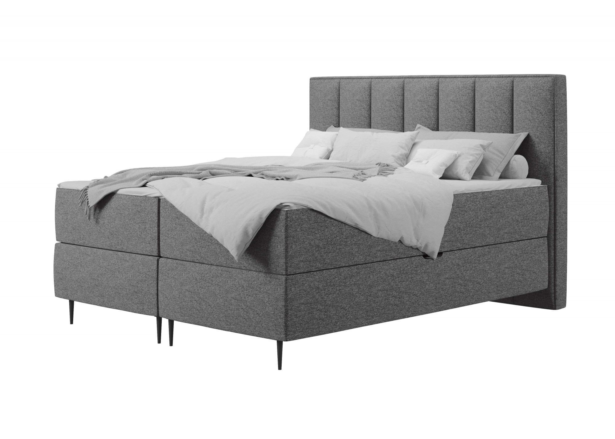 Image of Home affaire Boxbett "Rita inkl. Bettkasten, erhältlich in den Breiten 160cm und 180cm" mit Taschen-Federkernmatratze, Komfortliegehöhe von 61cm