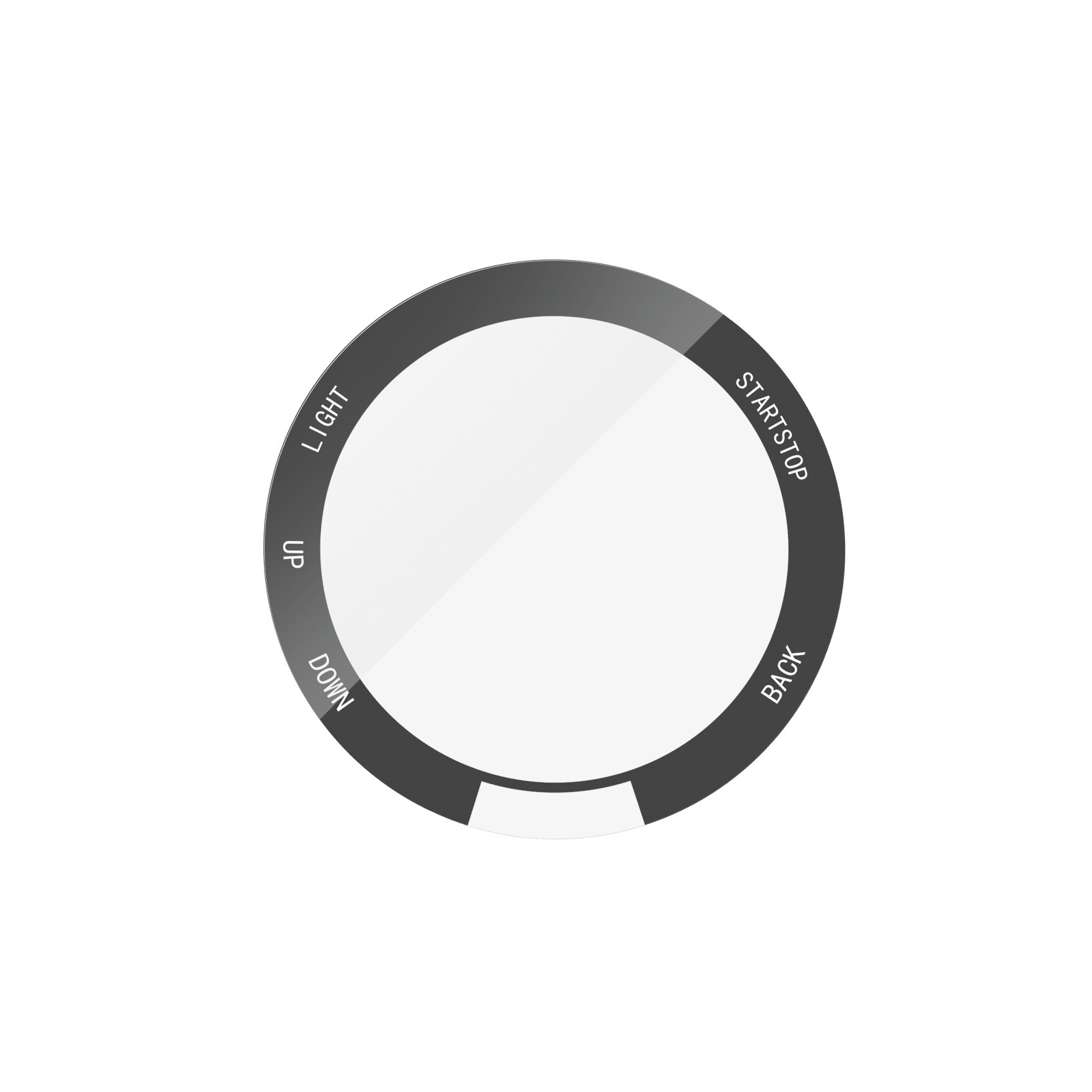 PanzerGlass Displayschutzglas »PMMA Screen Protector«, für Garmin Forerunner 265s, (1 St.), Displayschutzfolie, Schutzfolie, Bildschirmschutz, kratz- & stossfest