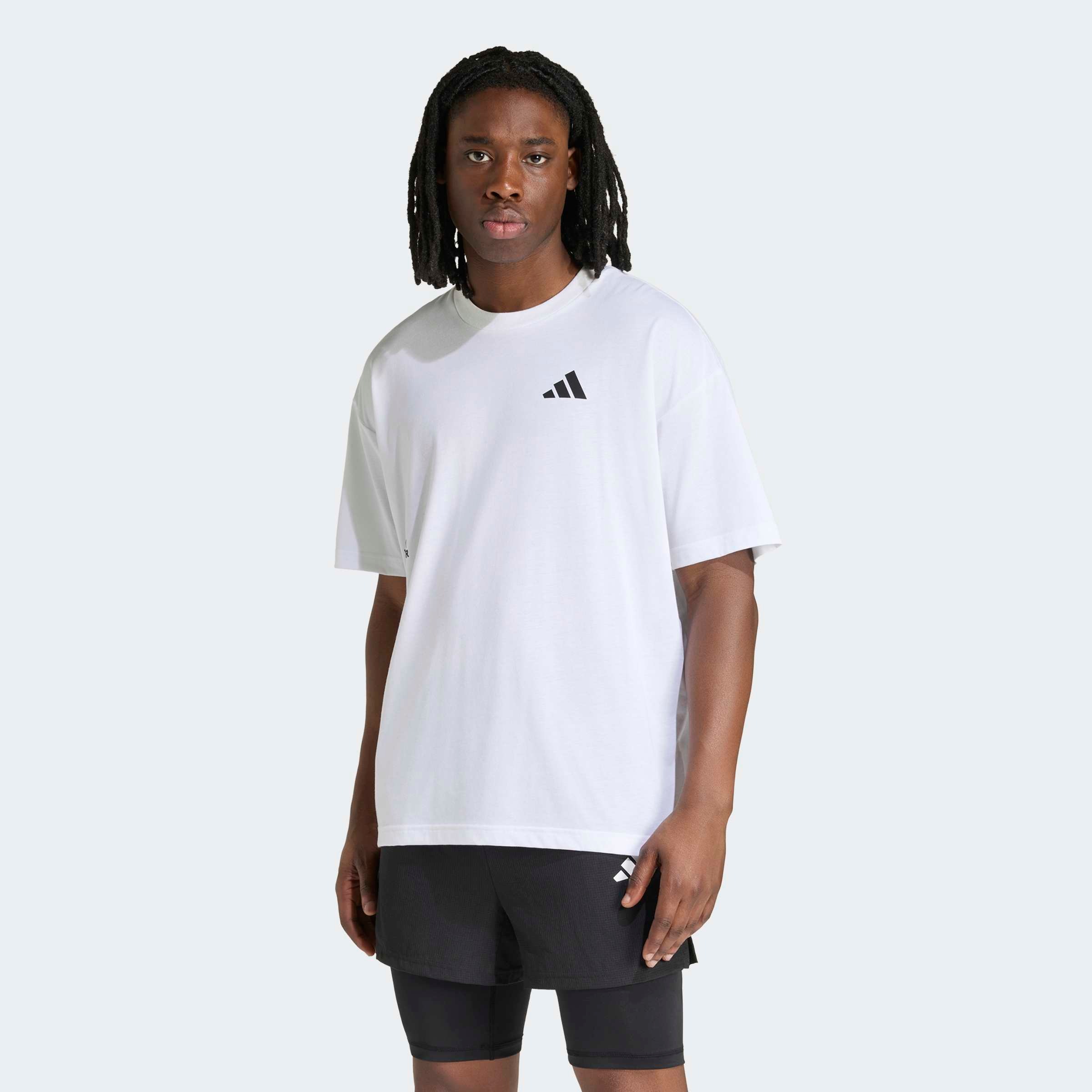 Image of adidas Performance T-Shirt "CLIMACOOL FUN TRAINING GRAFIK" für Erwachsene, mit climacool, aus Polyester und Baumwolle