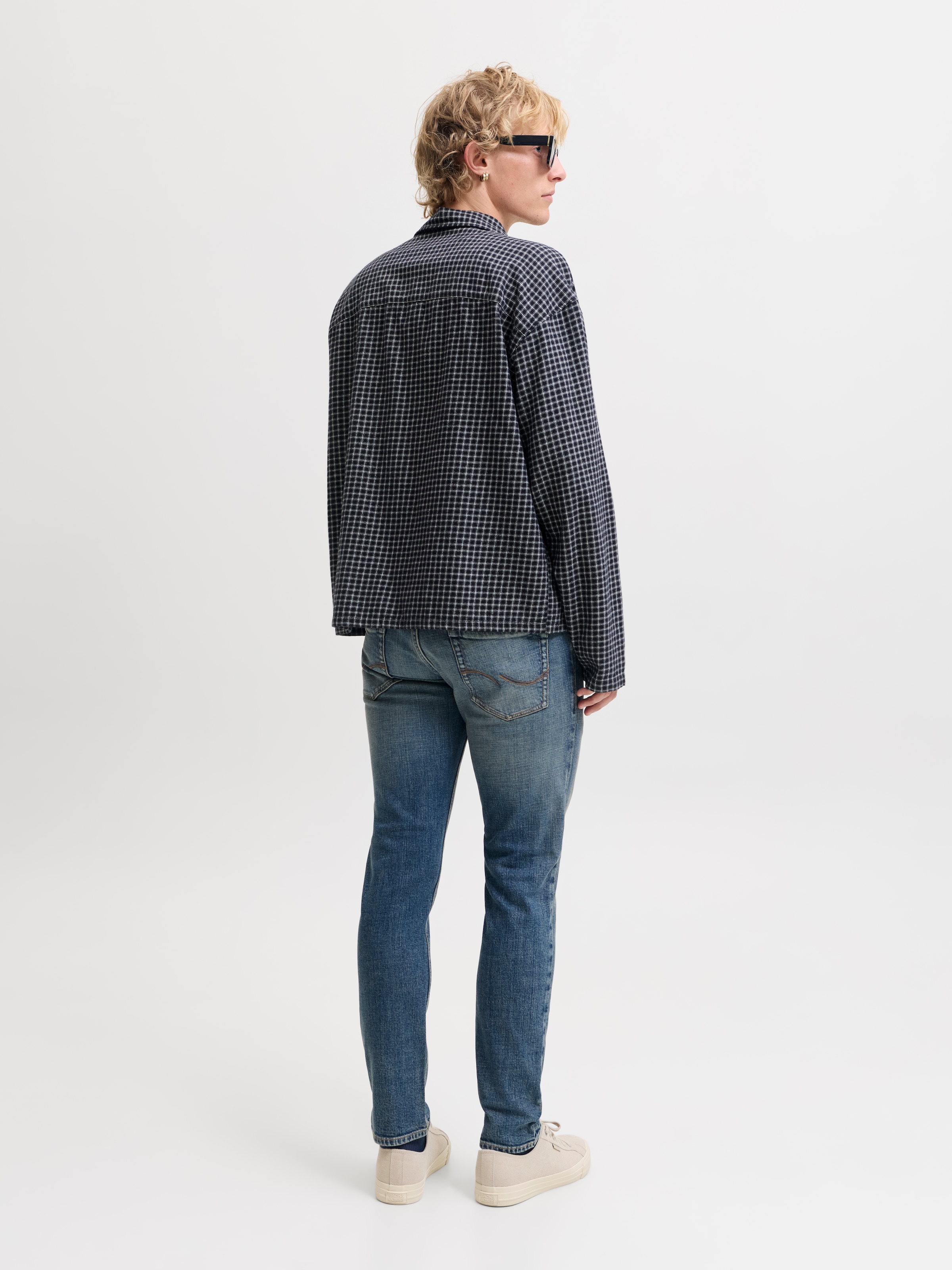Jack & Jones Slim-fit-Jeans »JJIGLENN JJDYLAN SBD 159 SN« Baumwollmischung, slim fit