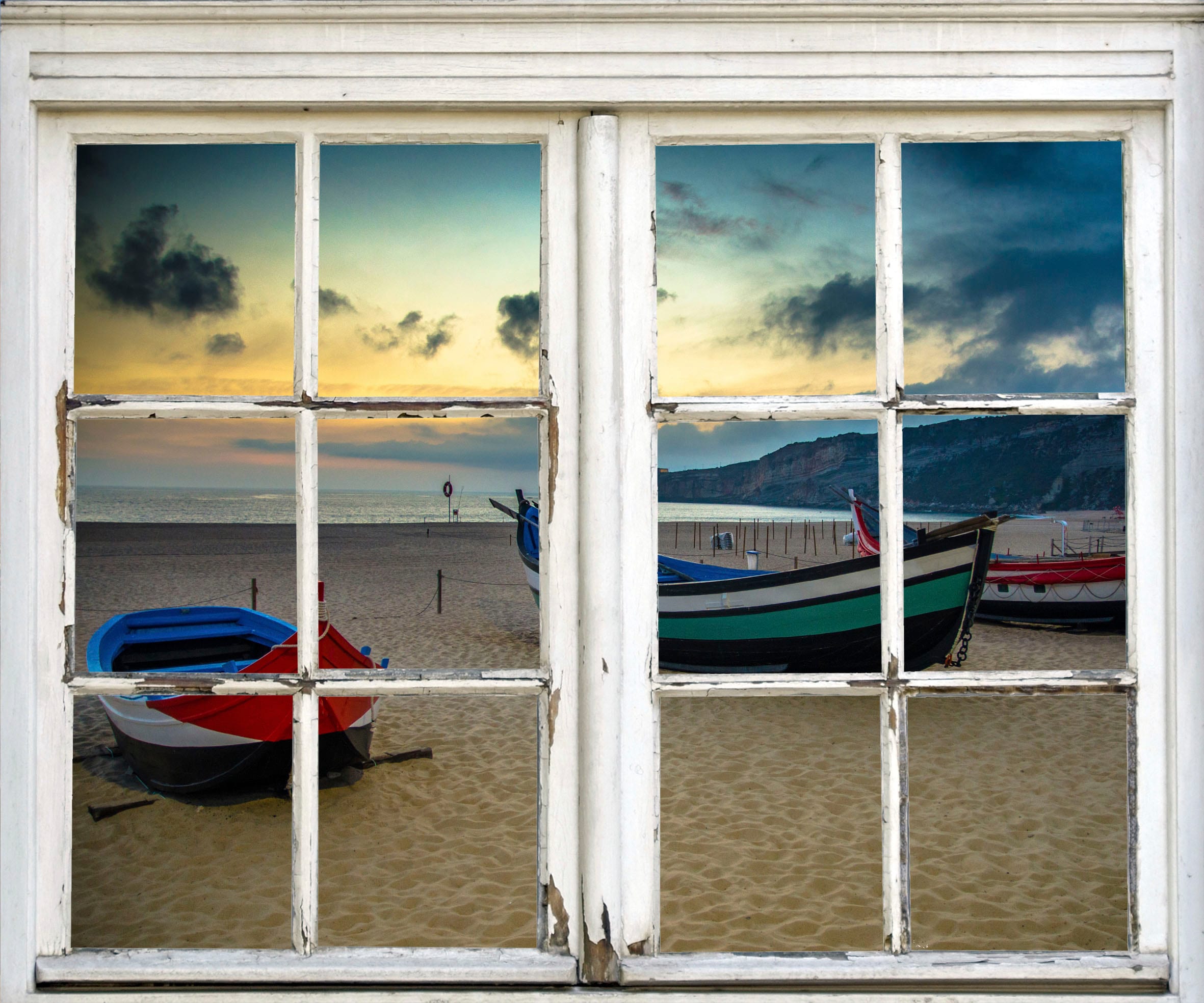 Image of queence Wandsticker »Boote am Strand« bei Ackermann Versand Schweiz