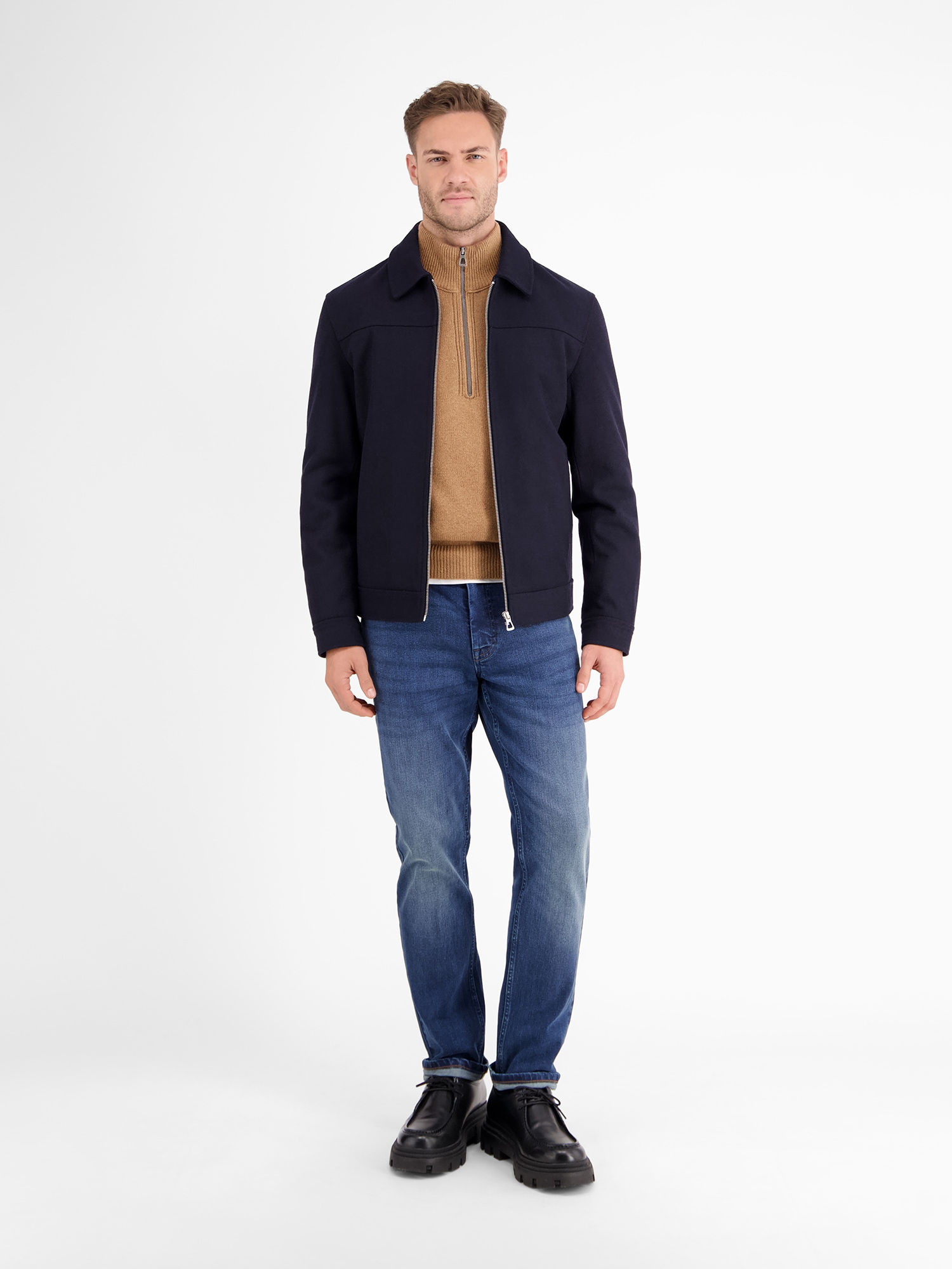 LERROS Jeans Relax-fit »LERROS BAXTER 5-Pocket-Denim, RELAXED FIT, unifarben«