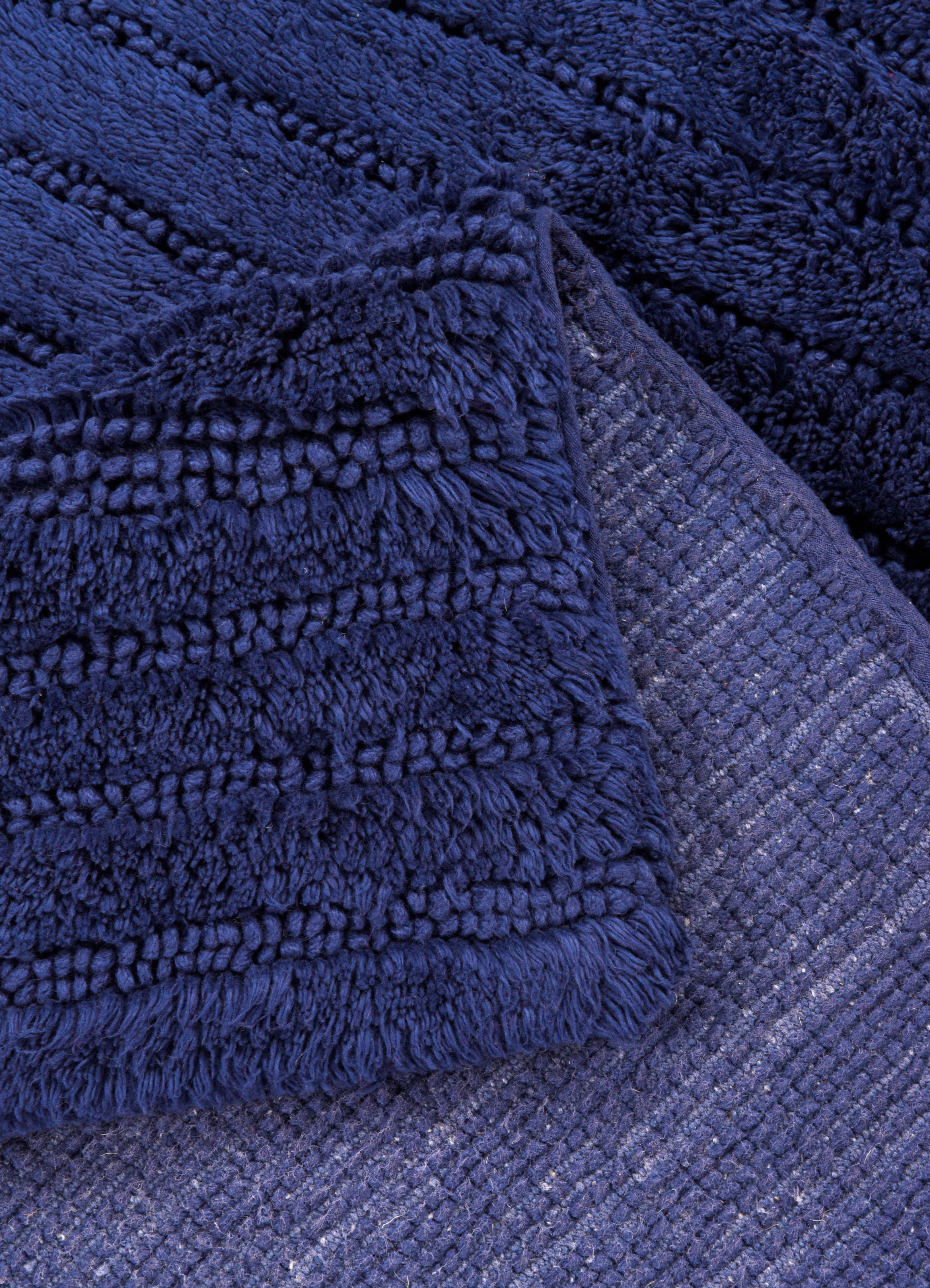 TOM TAILOR HOME Badematte »Cotton Stripes« Höhe 20 mm rutschhemmend beschichtet fussbodenheizungsgeeignet | strapazierfähig Uni Farben, gestreift, reine Baumwolle, Hoch-Tief Effekt