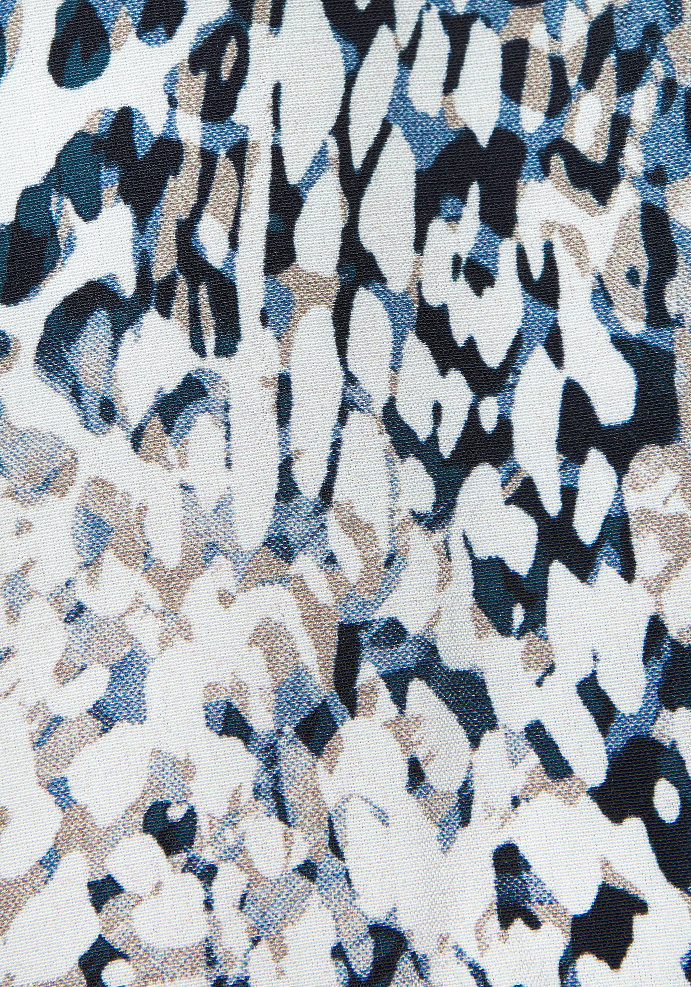 LASCANA Maxikleid, mit Alloverprint, leichtes Sommerkleid, fliessendes Strandkleid
