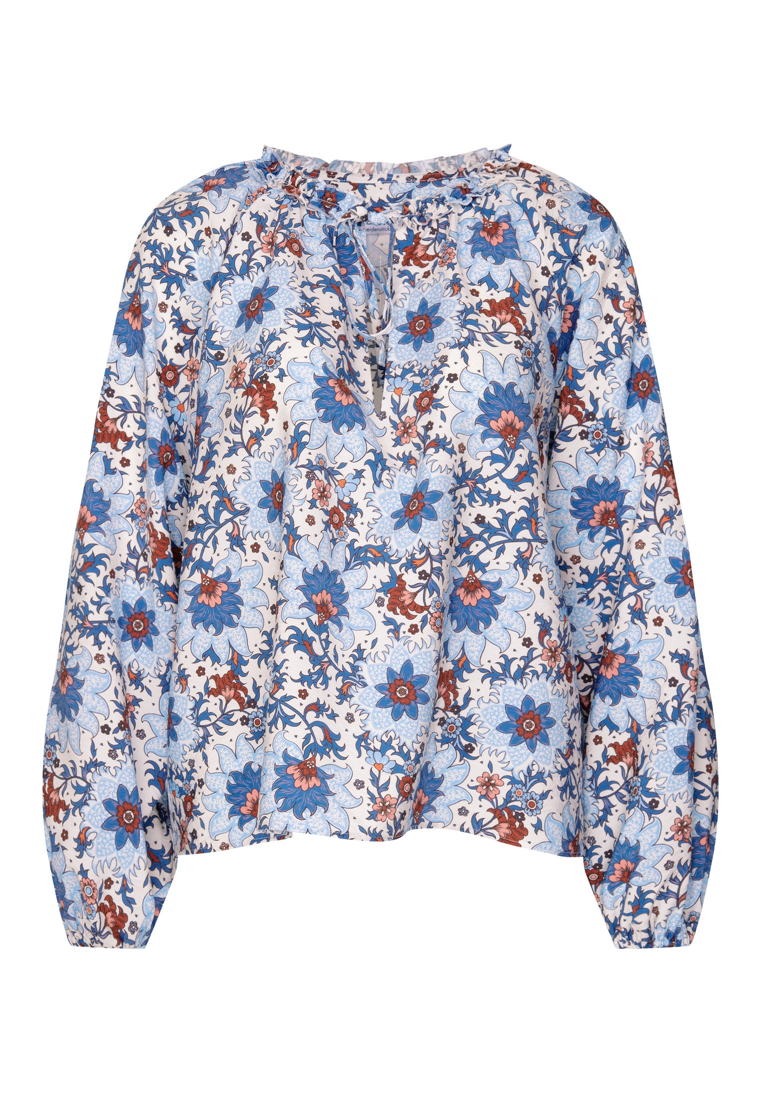 seidensticker Blouse classique »Schwarze Rose« Tunika Druck