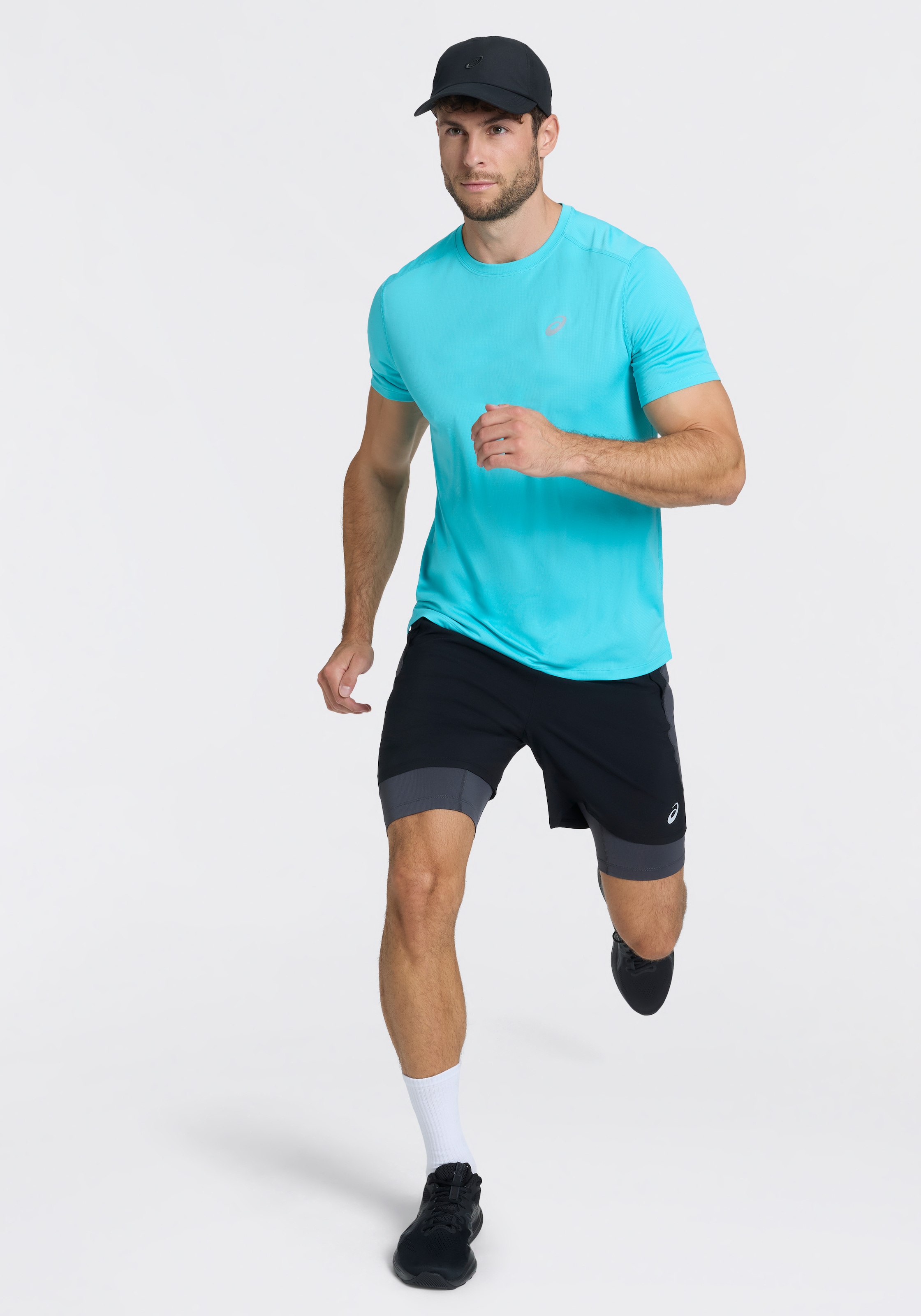 Asics Laufshorts »ROAD 2-N-1 7IN SHORT«  2-in-1 Design, mit Eingrifftaschen, sportlicher Stil