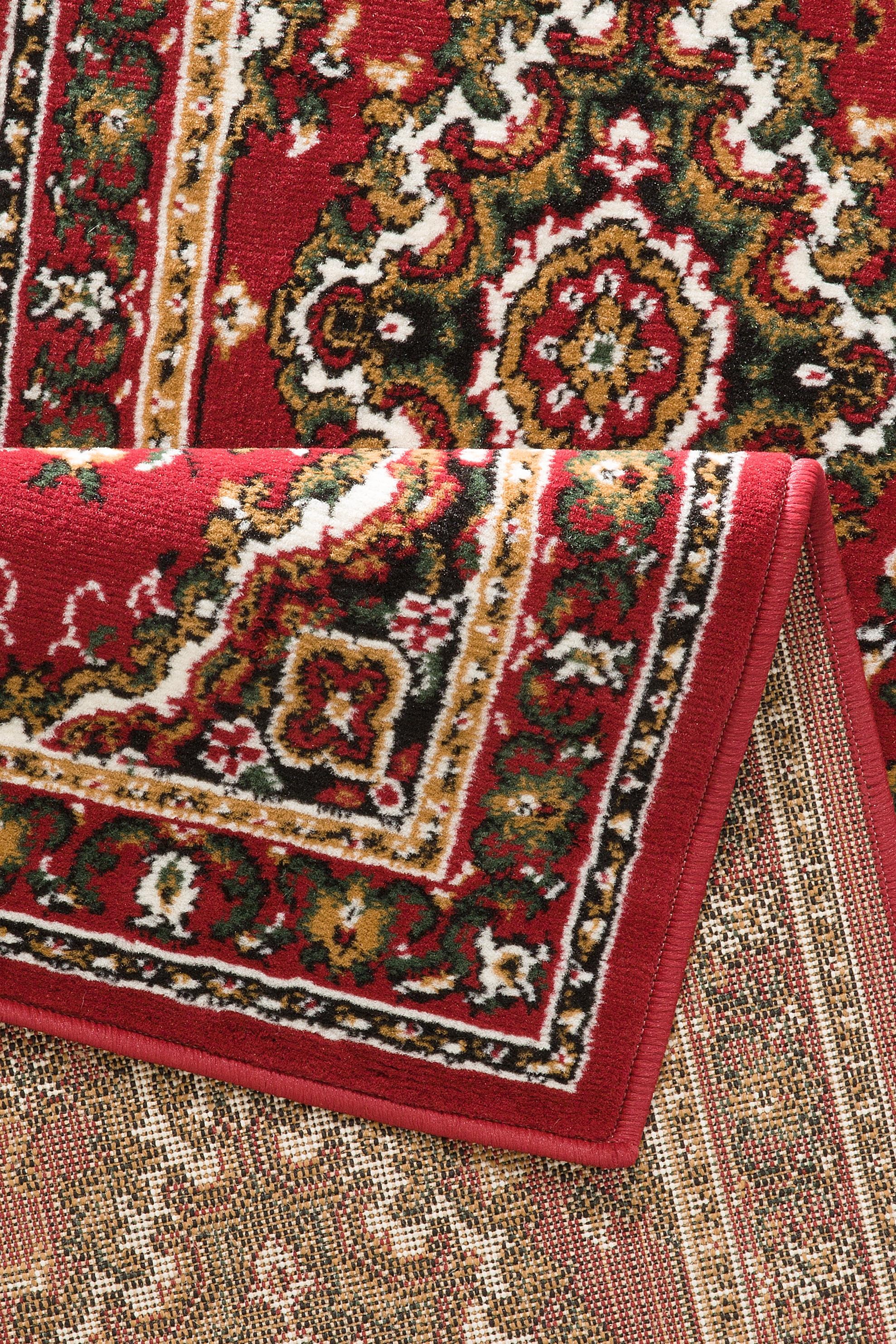 GOODproduct Bordure de lit »Oriental, Made in Belgium« Höhe 7 mm 1 tlg. Läufer-Set, Kurzflor, Orient-Optik, mit Bordüre, pflegeleicht, elegant