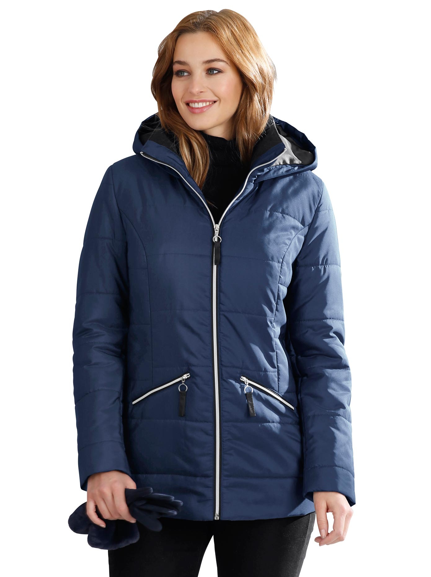 Classic Basics Steppjacke, mit Kapuze kaufen