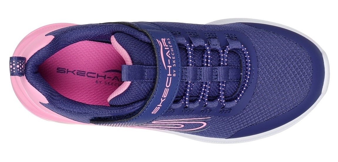 Skechers Sneaker »MICROSPEC MAX ADVANCE«  , Slip-OnSneaker, Klettverschluss,S-Logo, Grössenschablone zum Download
