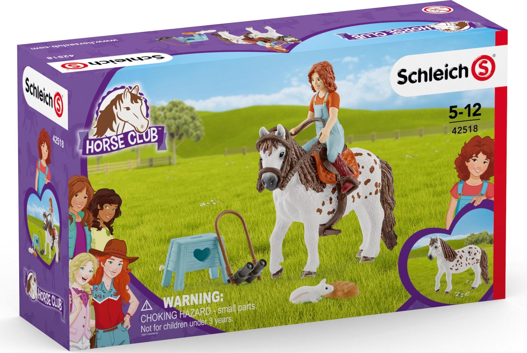 Schleich® Spielfigur »HORSE CLUB Mia & Spotty (42518)«