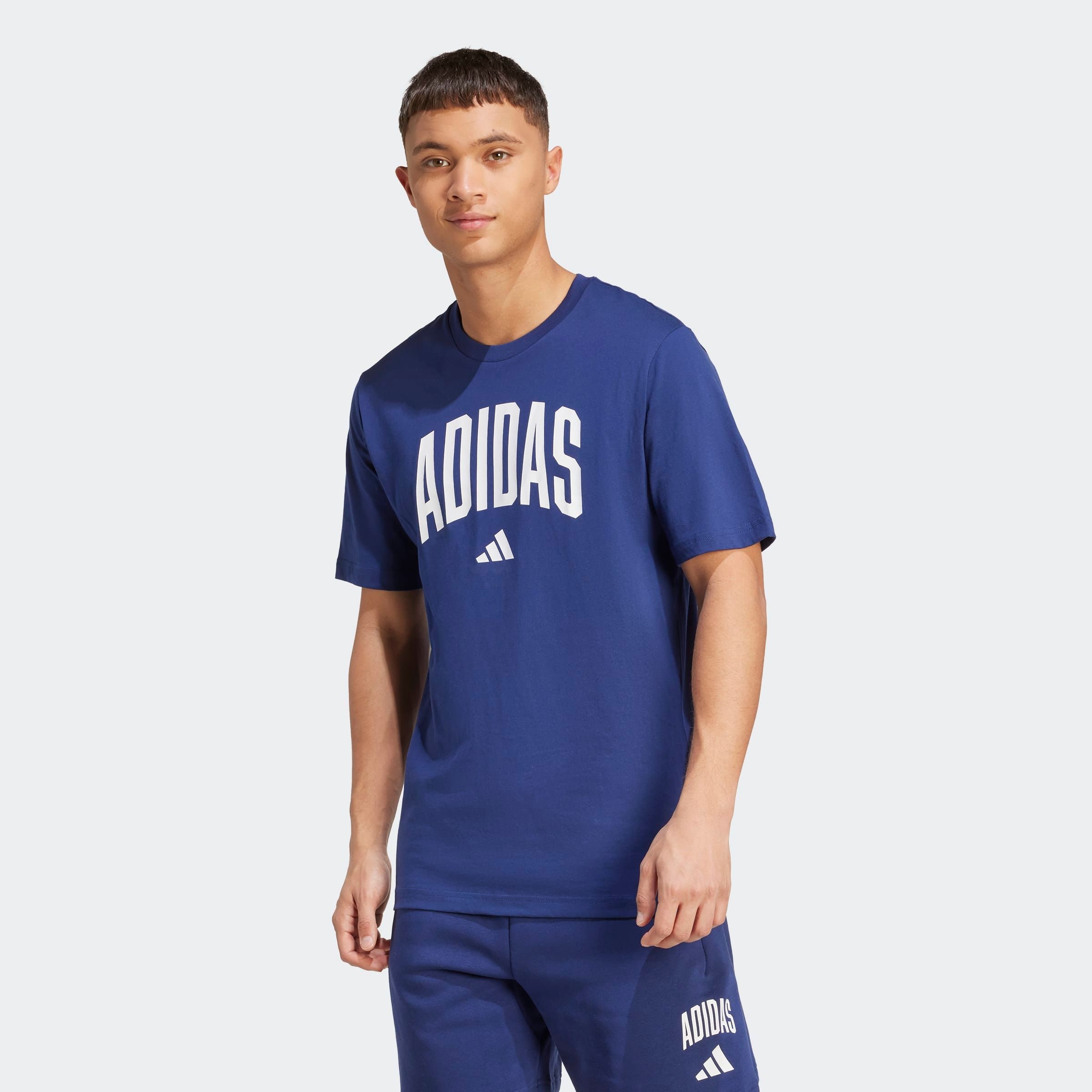 Image of adidas Sportswear T-Shirt "COLLEGIATE LINEAGE GRAPHIC" sportlicher Schnitt, kurze Ärmel, aus Baumwolljersey