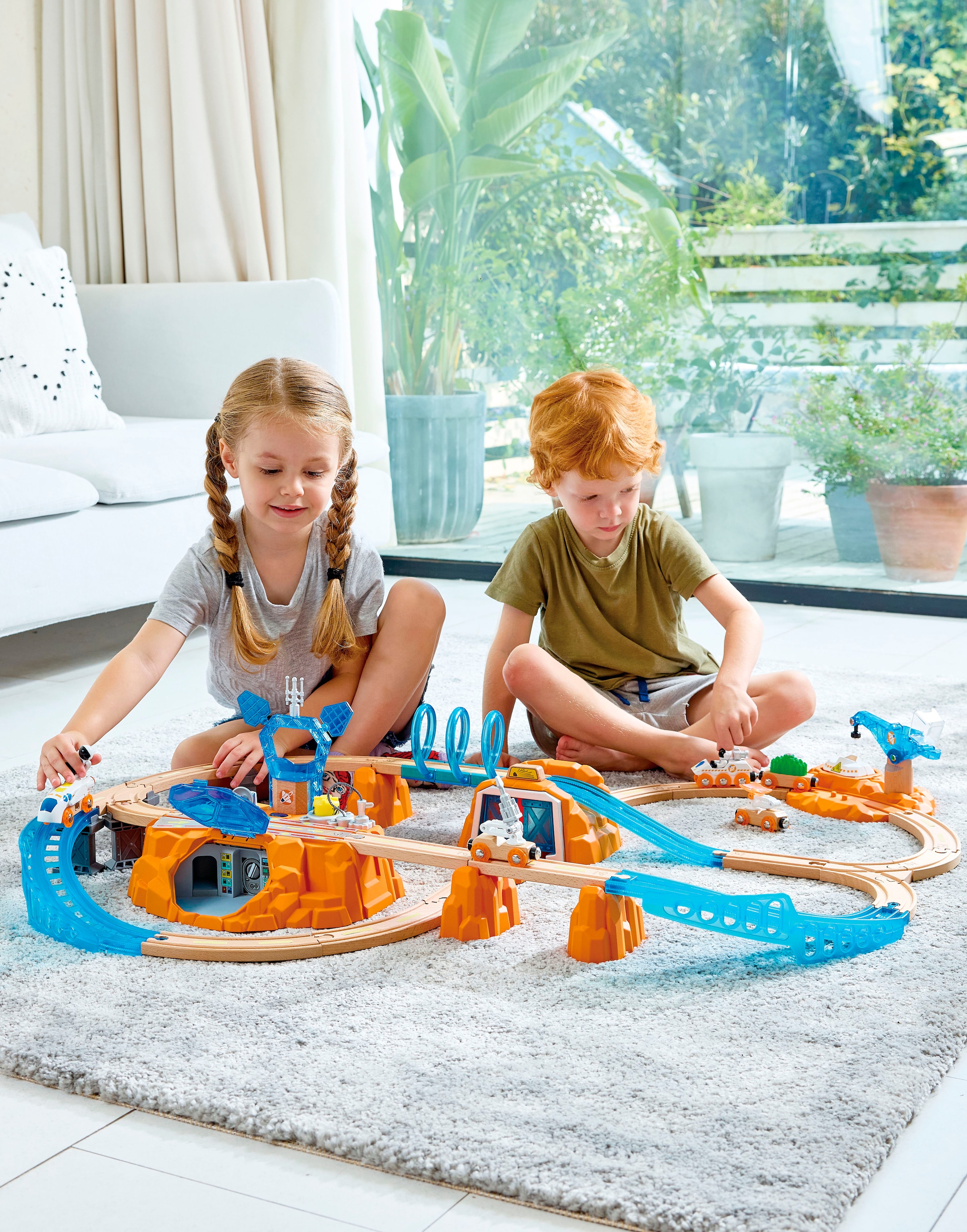 Hape Train jouet »Zugset - Mars-Erkundung« mit Licht und Sound