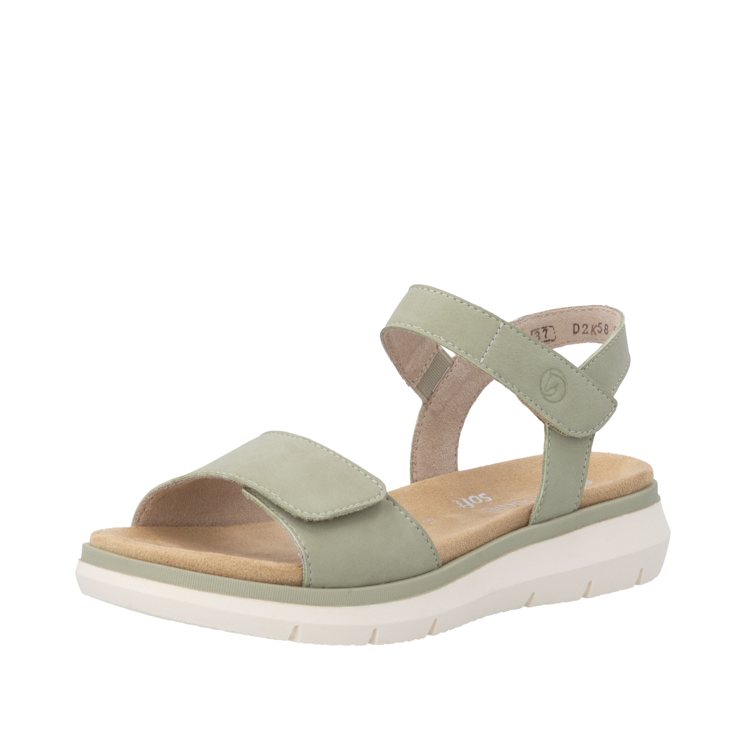 Image of Remonte Keilsandalette Sommerschuh, Sandalette mit zwei Klettverschlüssen