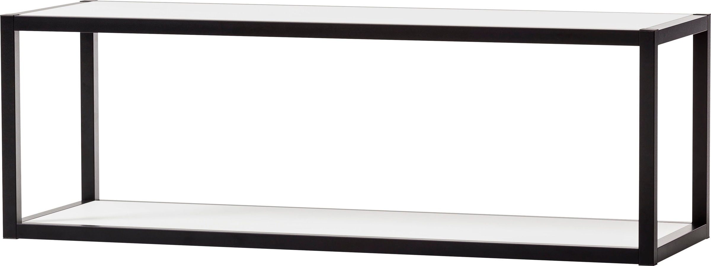 Image of GOODproduct Wandregal »Mona«, aus einem schwarzen pulverbeschichtetem Metallgestell, Breite 90 cm bei Ackermann Versand Schweiz