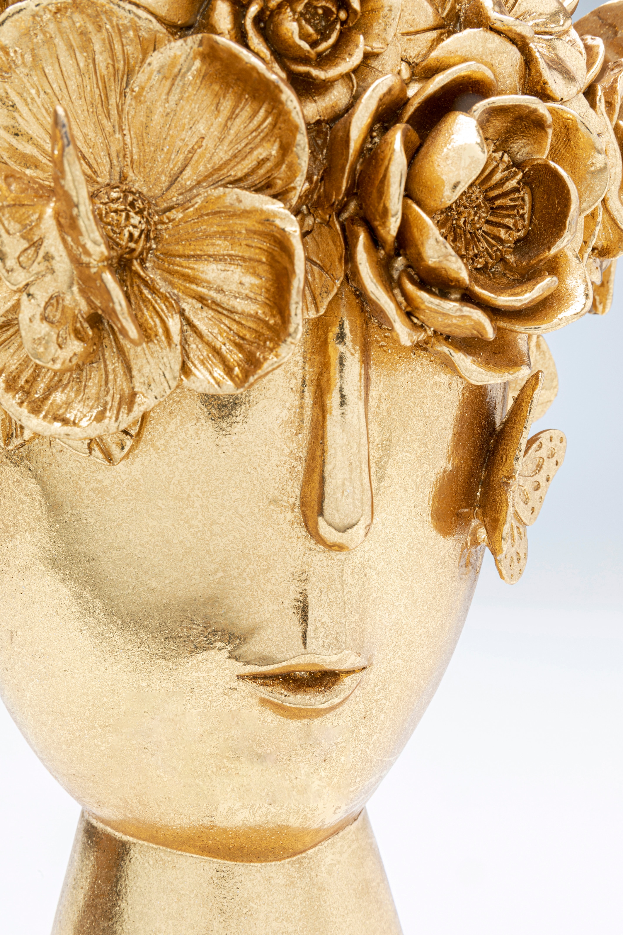Kare Design Vase décoratif »Deko Vase Flowercrown Gold 20cm«